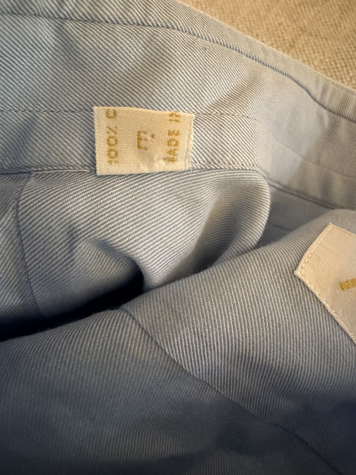 Brioni Brioni Made in Italy Finely Textured Woven Sport Shirt $650 Size US XL / EU 56 / 4 - 8 Thumbnail