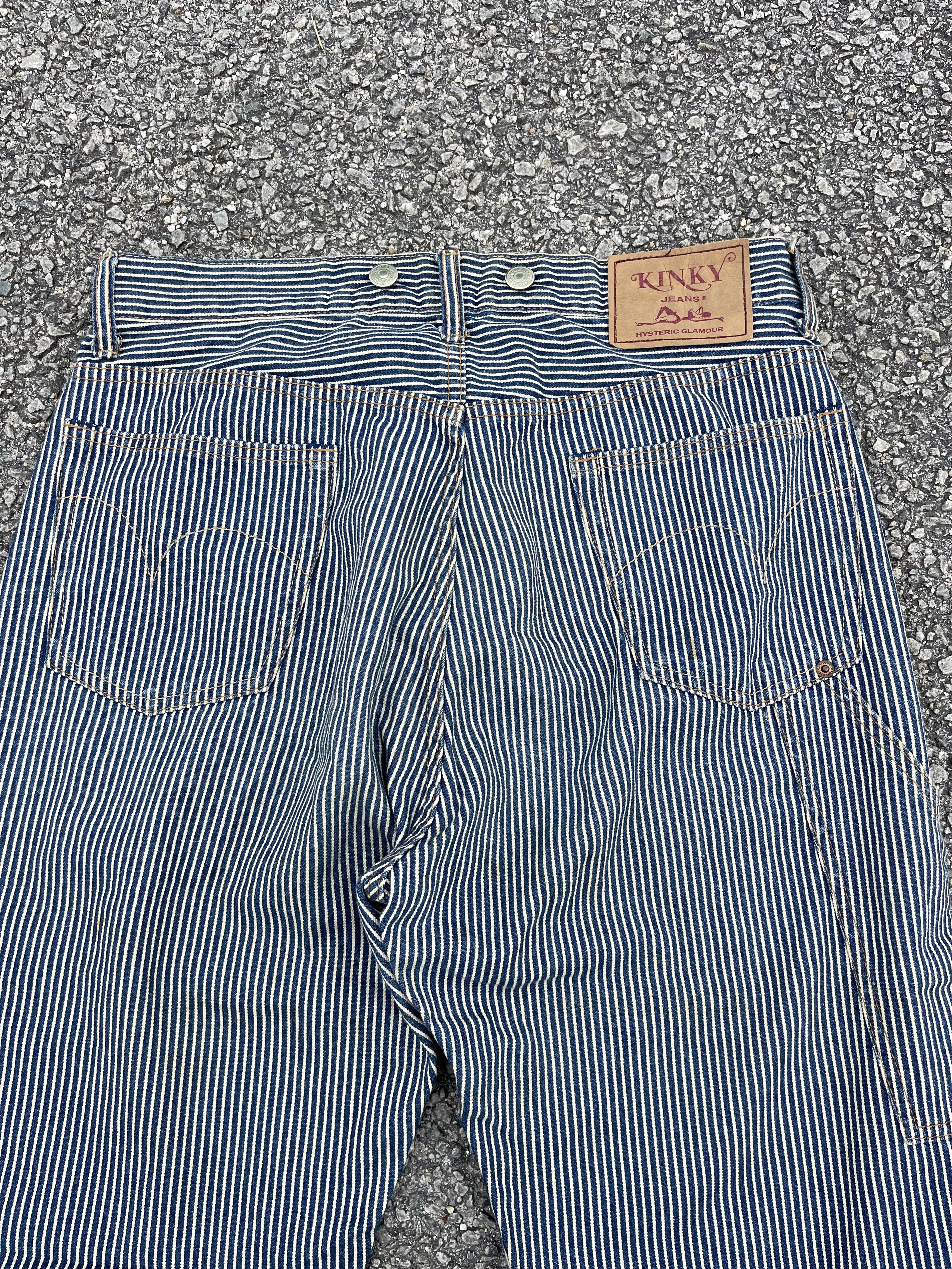 Hysteric Glamour × Vintage Vtg Hysteric Glamour Hickory Workwear Trouser Size US 33 - 16 Thumbnail