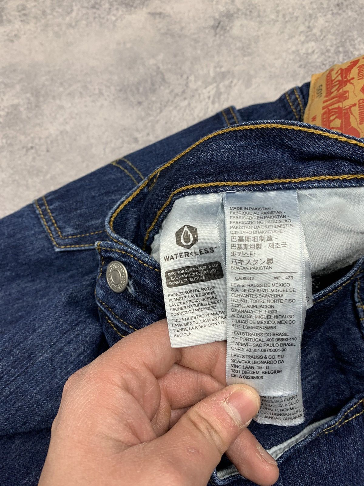 Levi's Men’s Levi’s 501 Straight Jeans Size W32L32 Blue Size US 32 / EU 48 - 10 Thumbnail