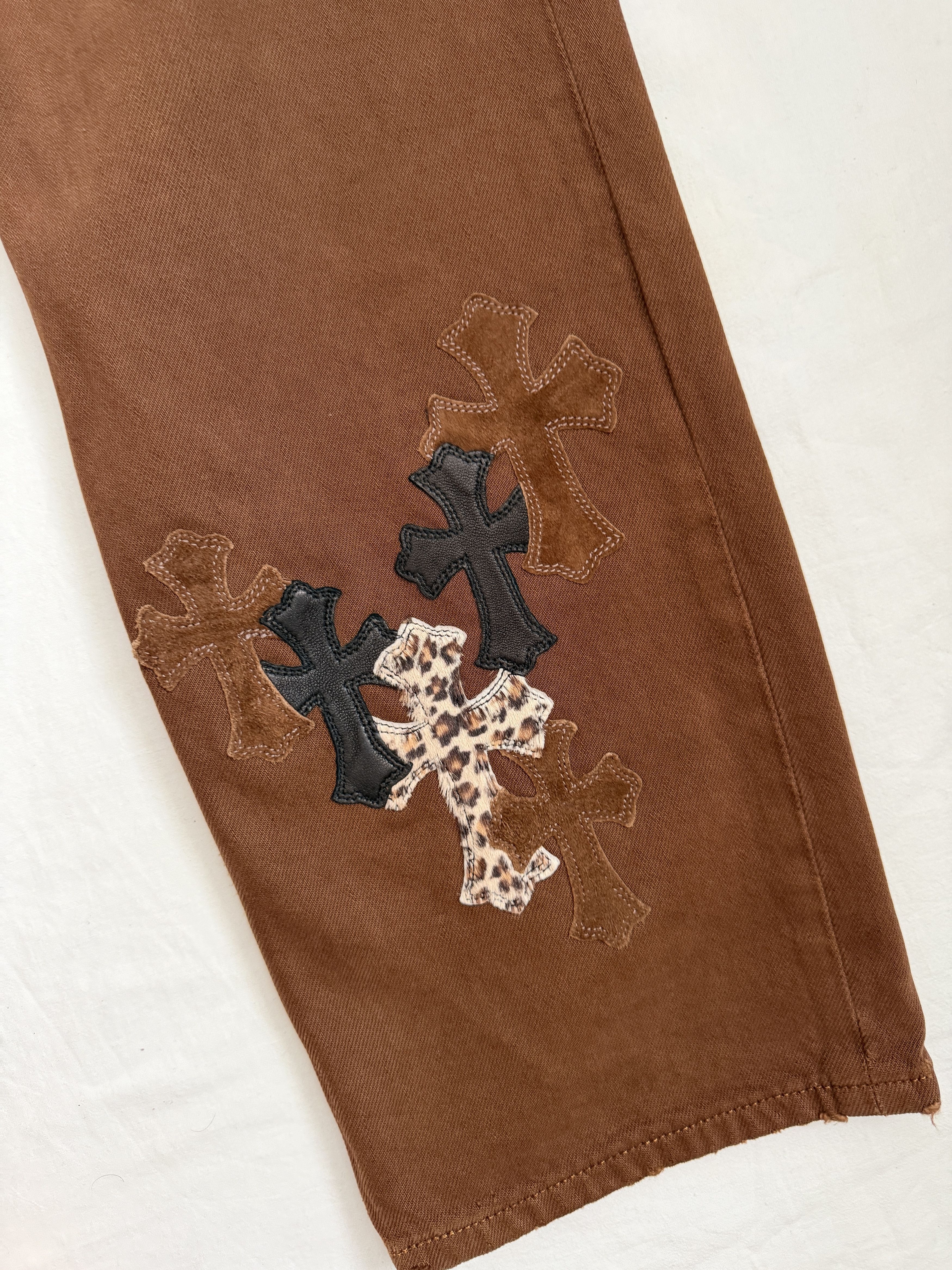 Chrome Hearts NYFW Levi's Cross Patch Jeans Size US 31 - 4 Thumbnail