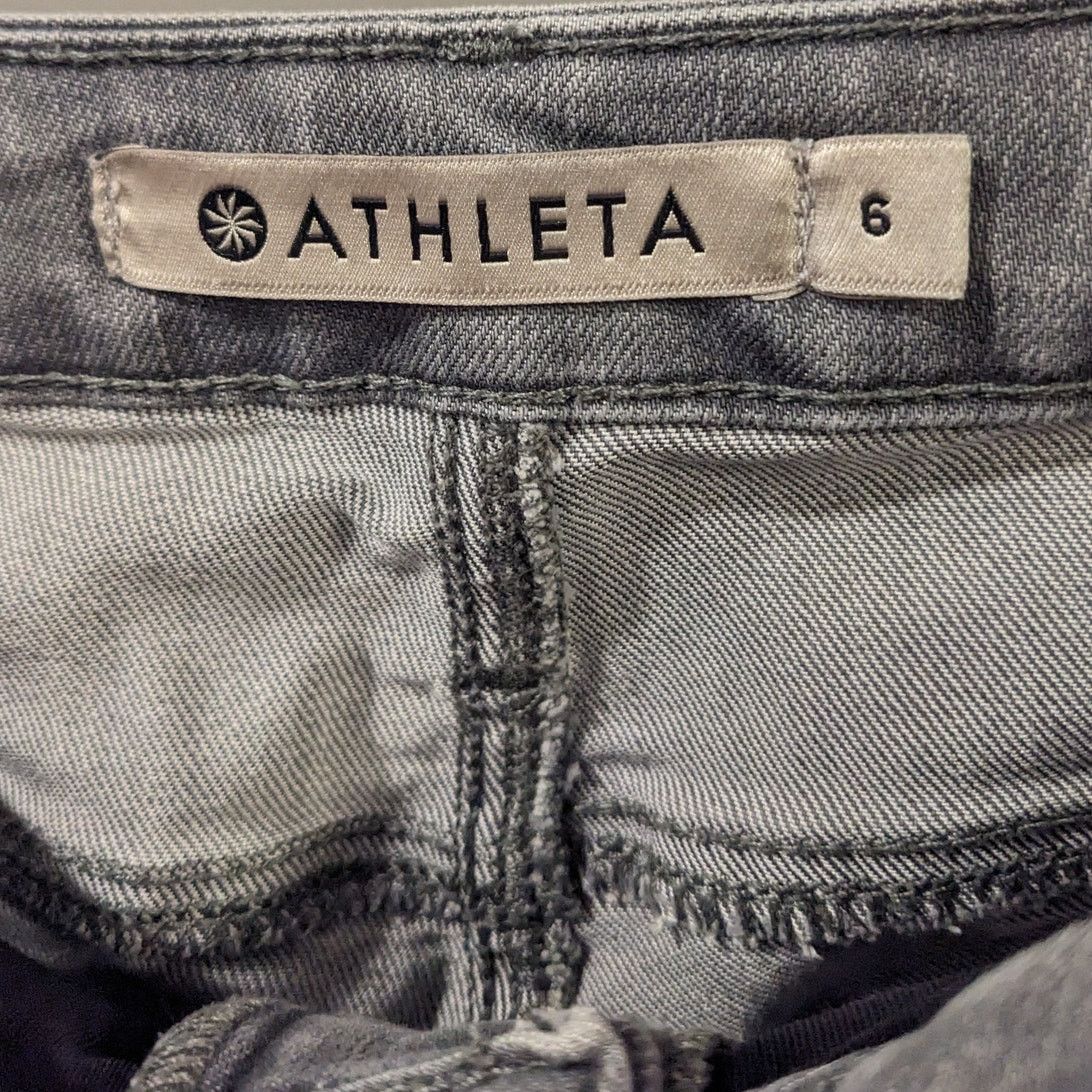 Athleta Athleta Sculptek Stretch Skinny Graywash Active Jeans Size 6 Size 28" / US 6 / IT 42 - 6 Thumbnail