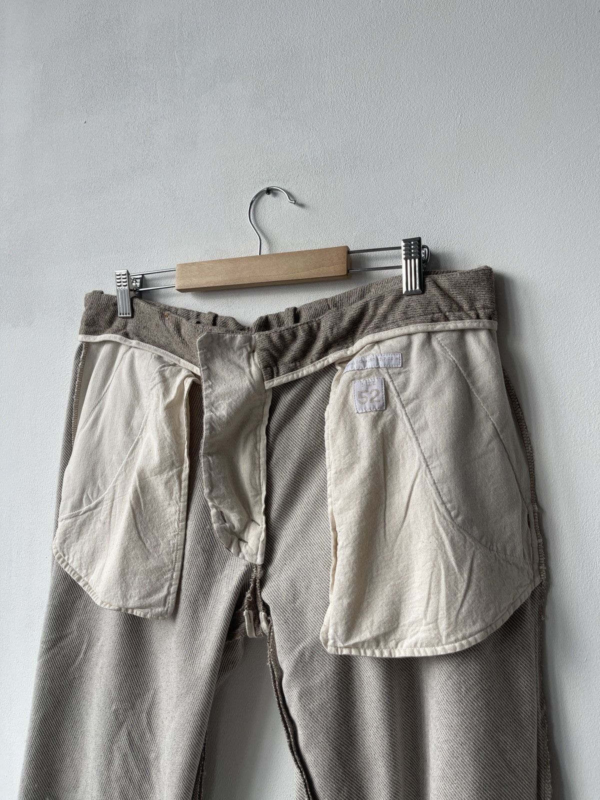 AT.P.CO AT.P.CO Men’s Cotton Beige Trousers Size IT52/XL Size US 36 / EU 52 - 9 Thumbnail