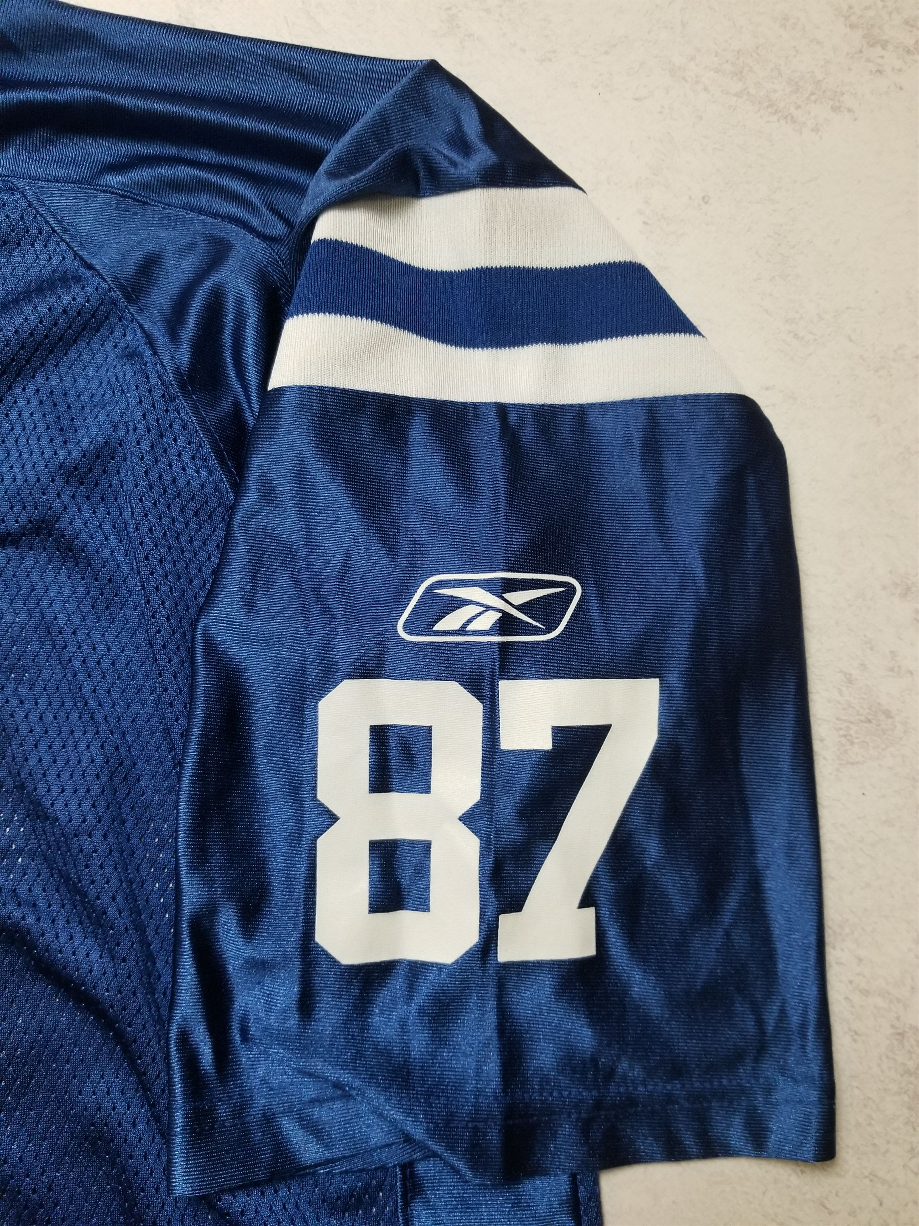 Reebok VTG Indianapolis Colts Reggie Wayne #87 OnField NFL Jersey Size US XXL / EU 58 / 5 - 4 Thumbnail
