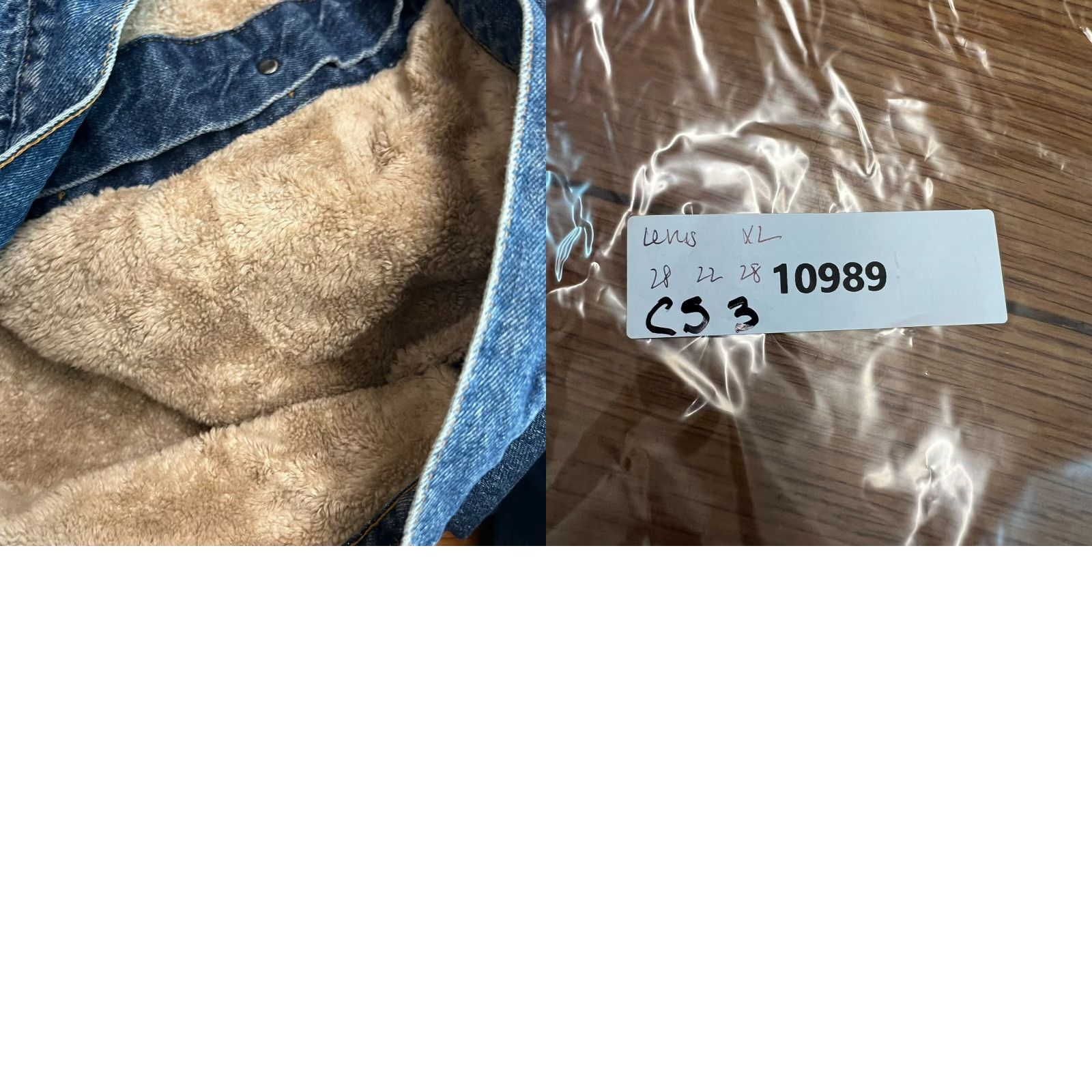 Levi's VINTAGE Levi's Dry Goods Sherpa Lined Blue Jean Jacket Mens XL Jacket Size US 36 / EU 52 - 8 Thumbnail
