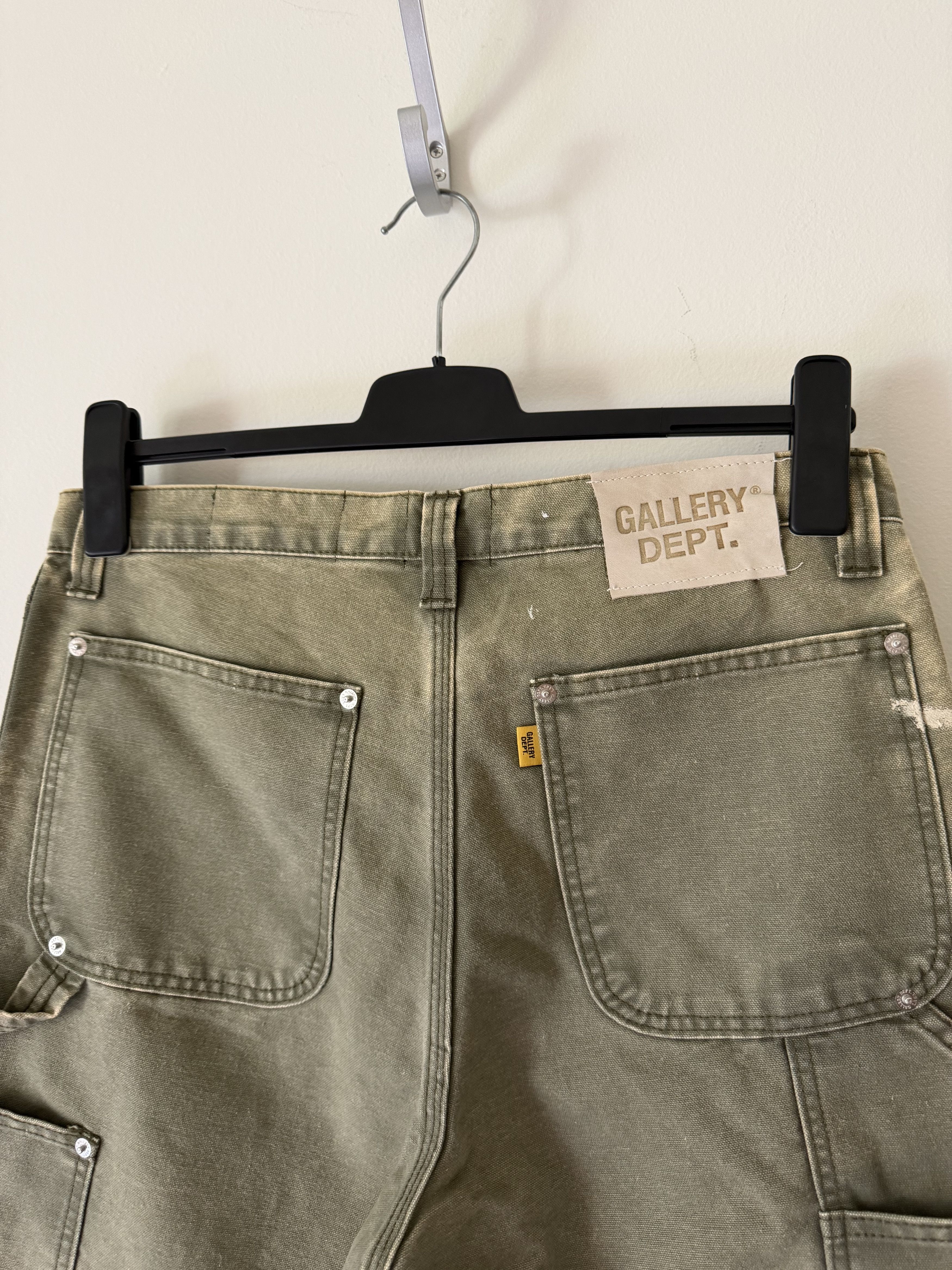 Gallery Dept. Gallery Dept. LA Flare Carpenter Pants in Moss Green Size US 33 - 7 Thumbnail