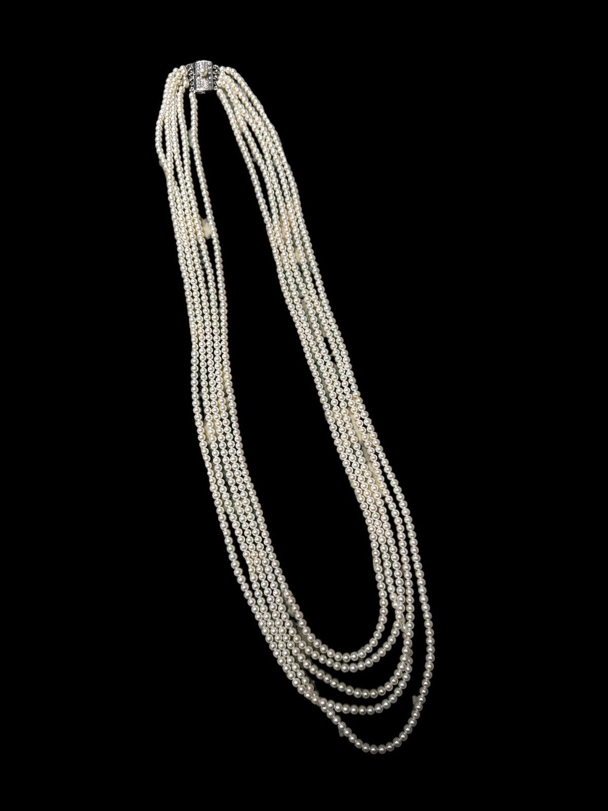 Jewelry NATURAL PEARL NECKLACE 5 STRANDS Size ONE SIZE - 1 Thumbnail