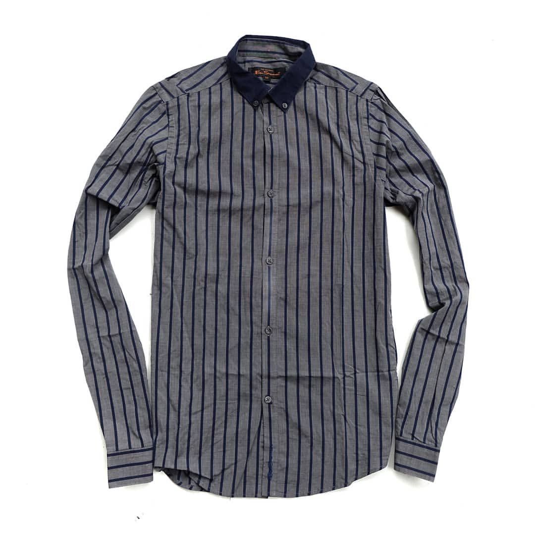 Ben Sherman × Vintage Ben Sherman Pin Stripe Shirt Size S Made in india Size US S / EU 44-46 / 1 - 1 Thumbnail