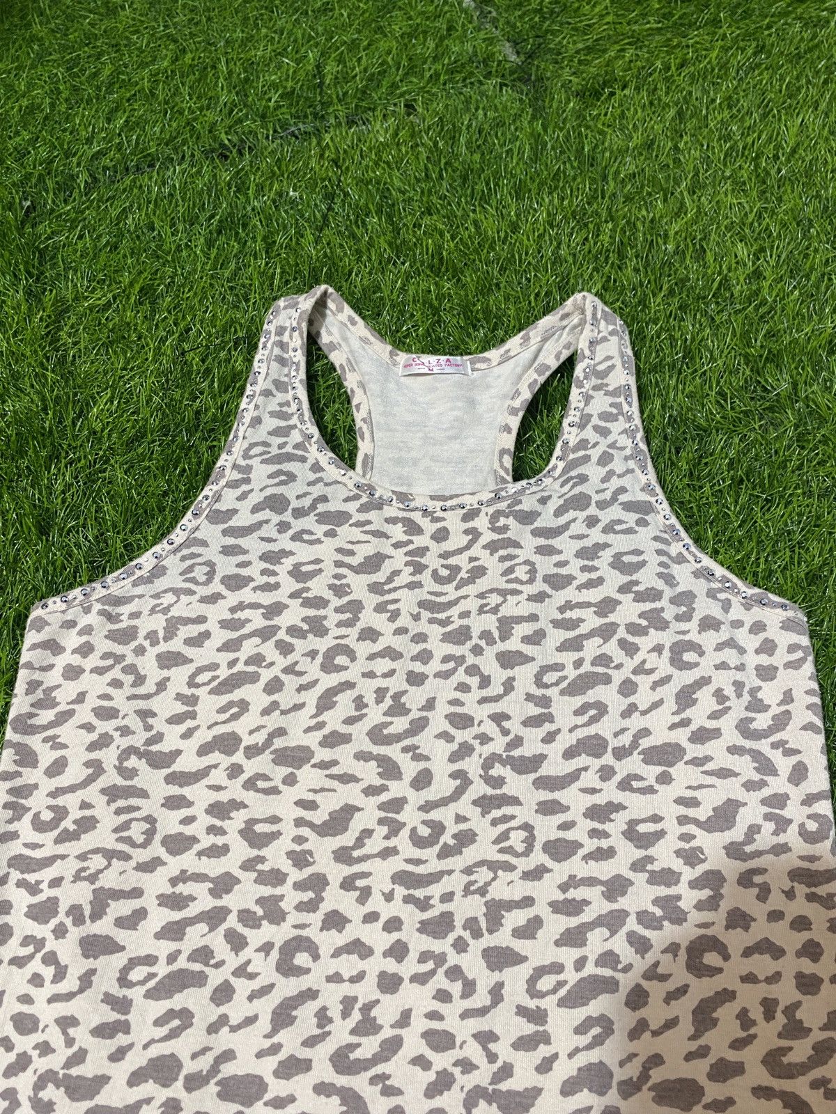 Hysteric Glamour × Japanese Brand × Le Grande Bleu (L.G.B.) TANK TOPS COLZA LEOPARD SKIN RAWRR💥 Size M / US 6-8 / IT 42-44 - 3 Thumbnail