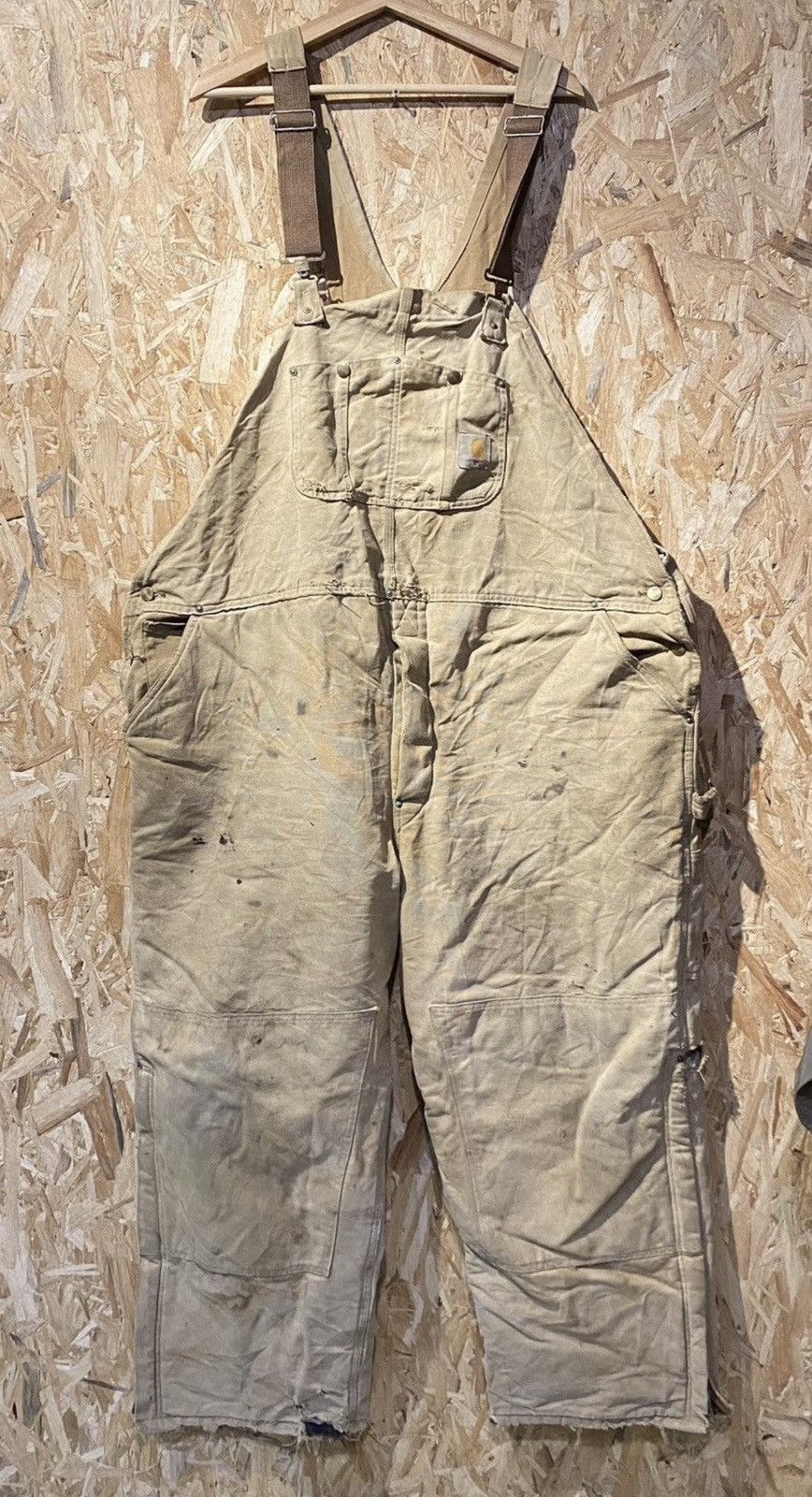Carhartt Vintage Thrash Distressed Carhart Overalls size 50x30 Size US 44 / EU 60 - 1 Thumbnail