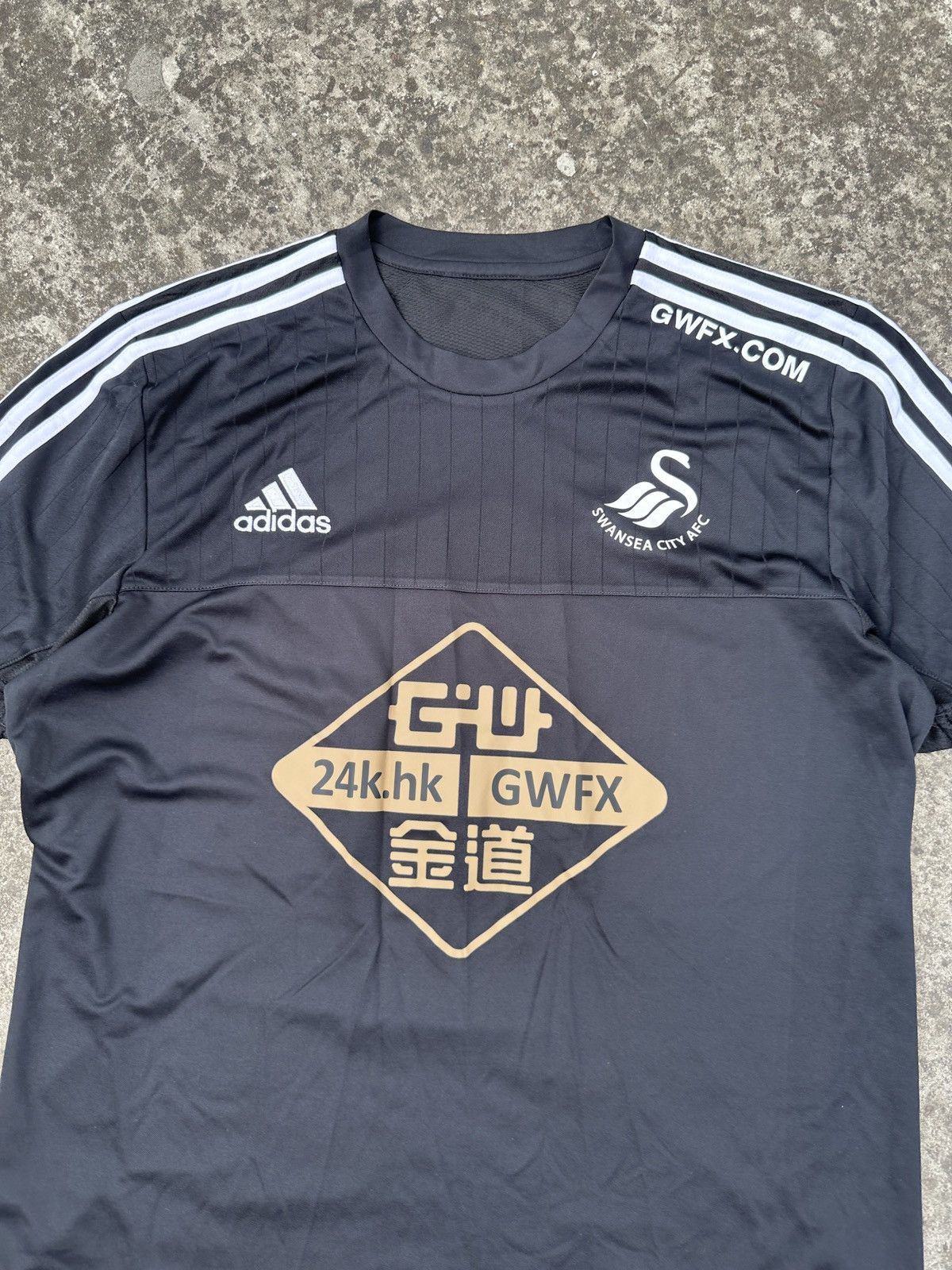 Adidas Adidas Swansea City Soccer Jersey Streetwear Rare Casual L Size US L / EU 52-54 / 3 - 2 Thumbnail
