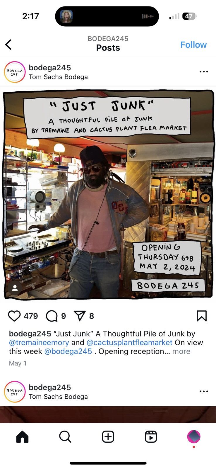 Cactus Plant Flea Market × DENIM TEARS × Tom Sachs Tremaine Emory and Cactus Plant Flea Market “Just Junk” Size ONE SIZE - 6 Thumbnail