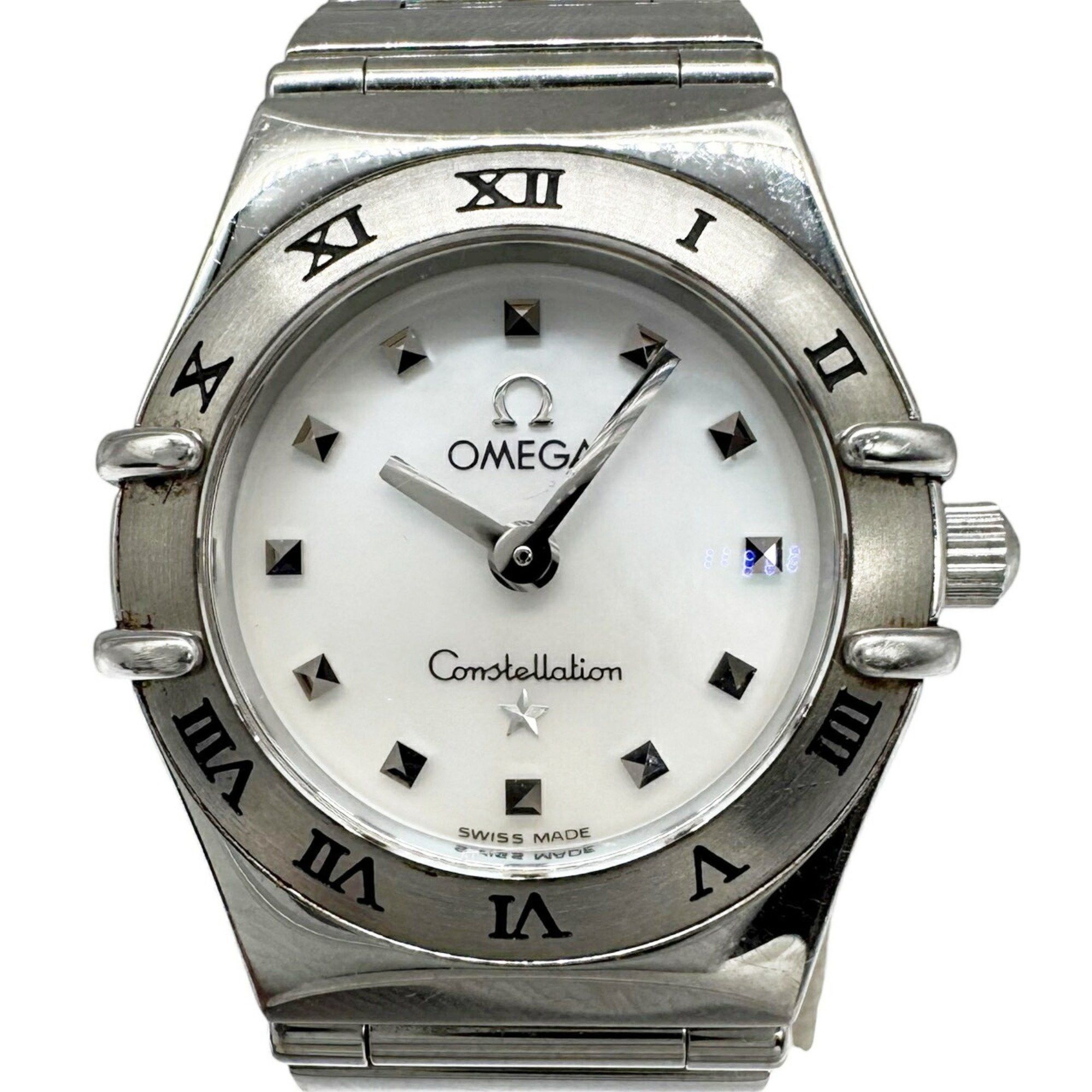 OMEGA Constellation Women's Stainless Steel Analog Quartz Watch with Scholl Dial