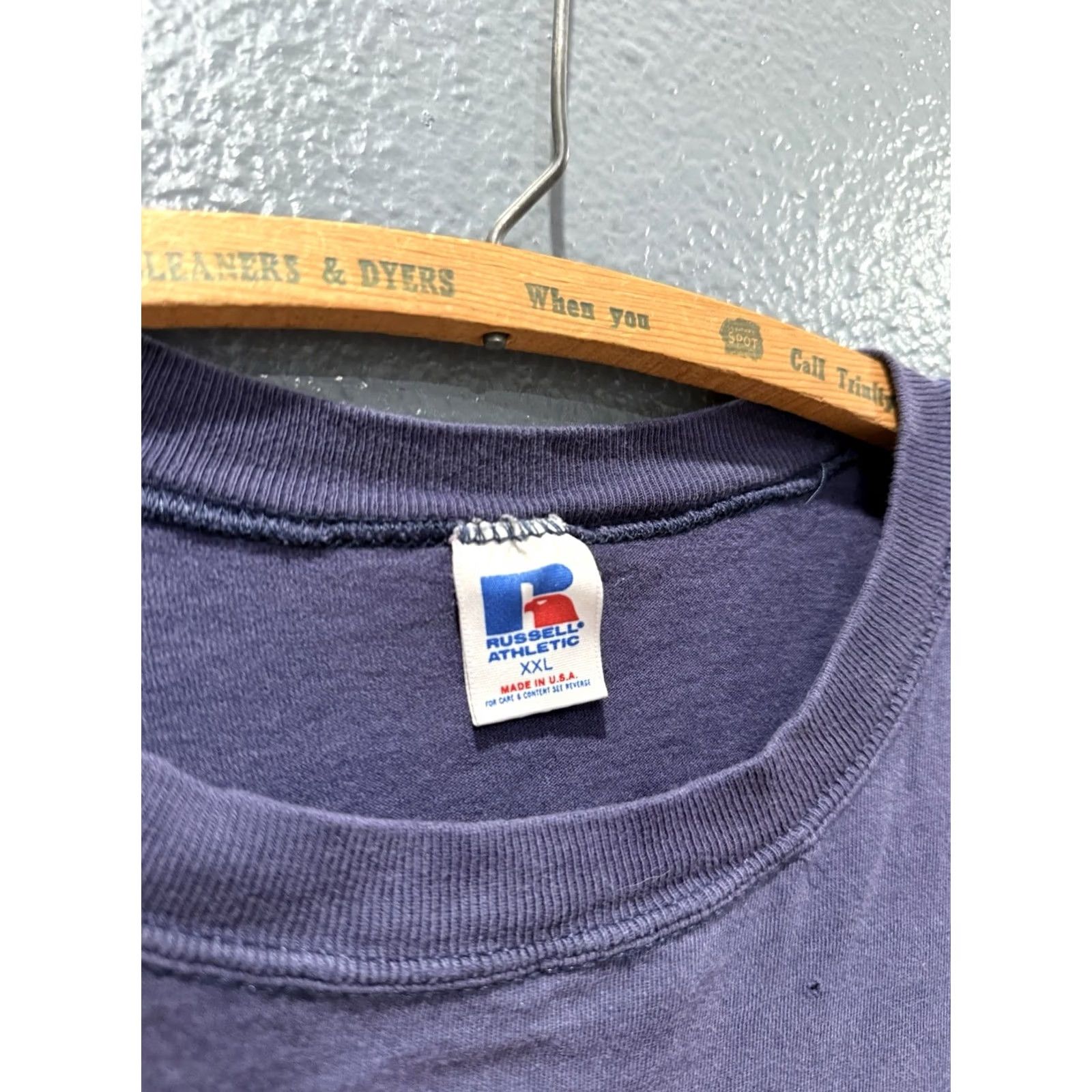 Russell Athletic VINTAGE Russell Athletic Georgetown Hoyas Blue Tee Shirt 2XL 90s Mens Shirts Cotton Modern 1990s Size US XXL / EU 58 / 5 - 2 Thumbnail