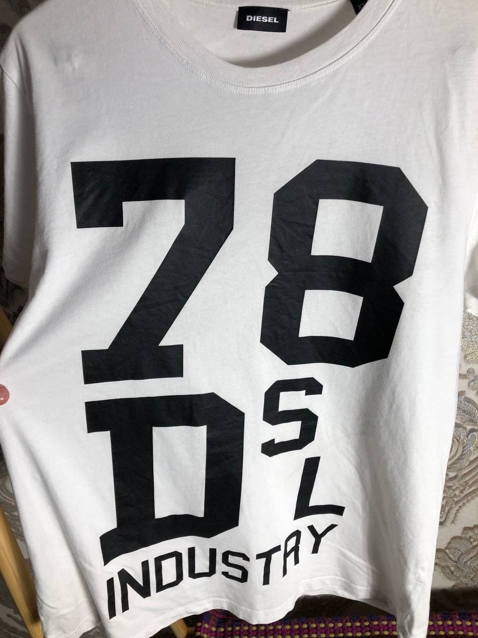 Diesel × Vintage VERY RARE DIESEL INDUSTRY DENIM DIVISION T-SHIRT DESIGNER Size US XL / EU 56 / 4 - 2 Thumbnail