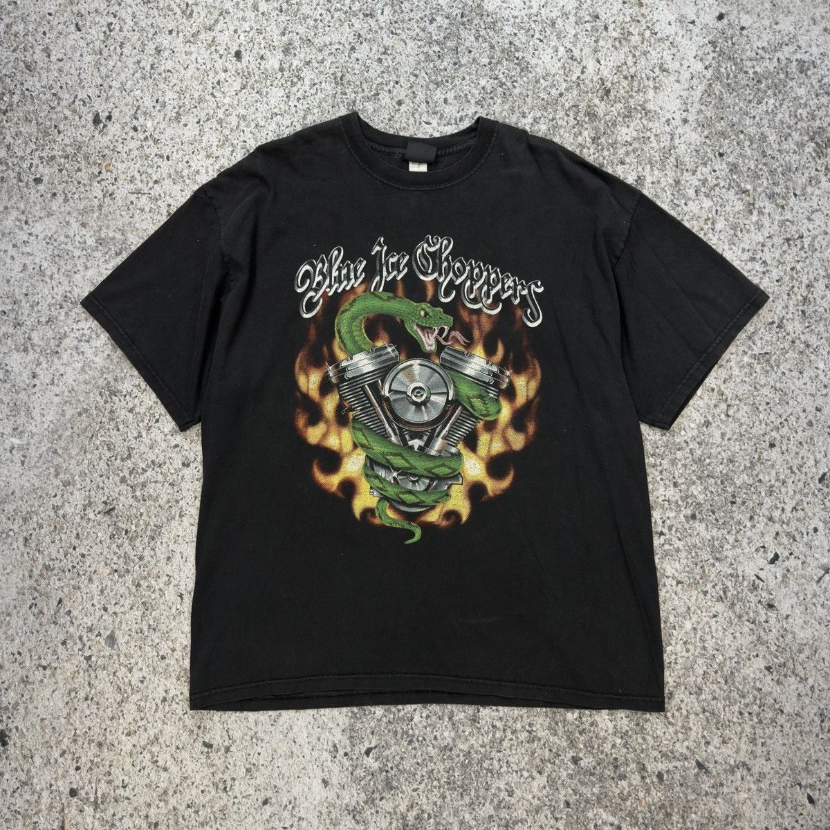 Vintage Thrashed Faded Distressed Choppers Shirt ERD Grunge WCC Size US XL / EU 56 / 4 - 1 Thumbnail