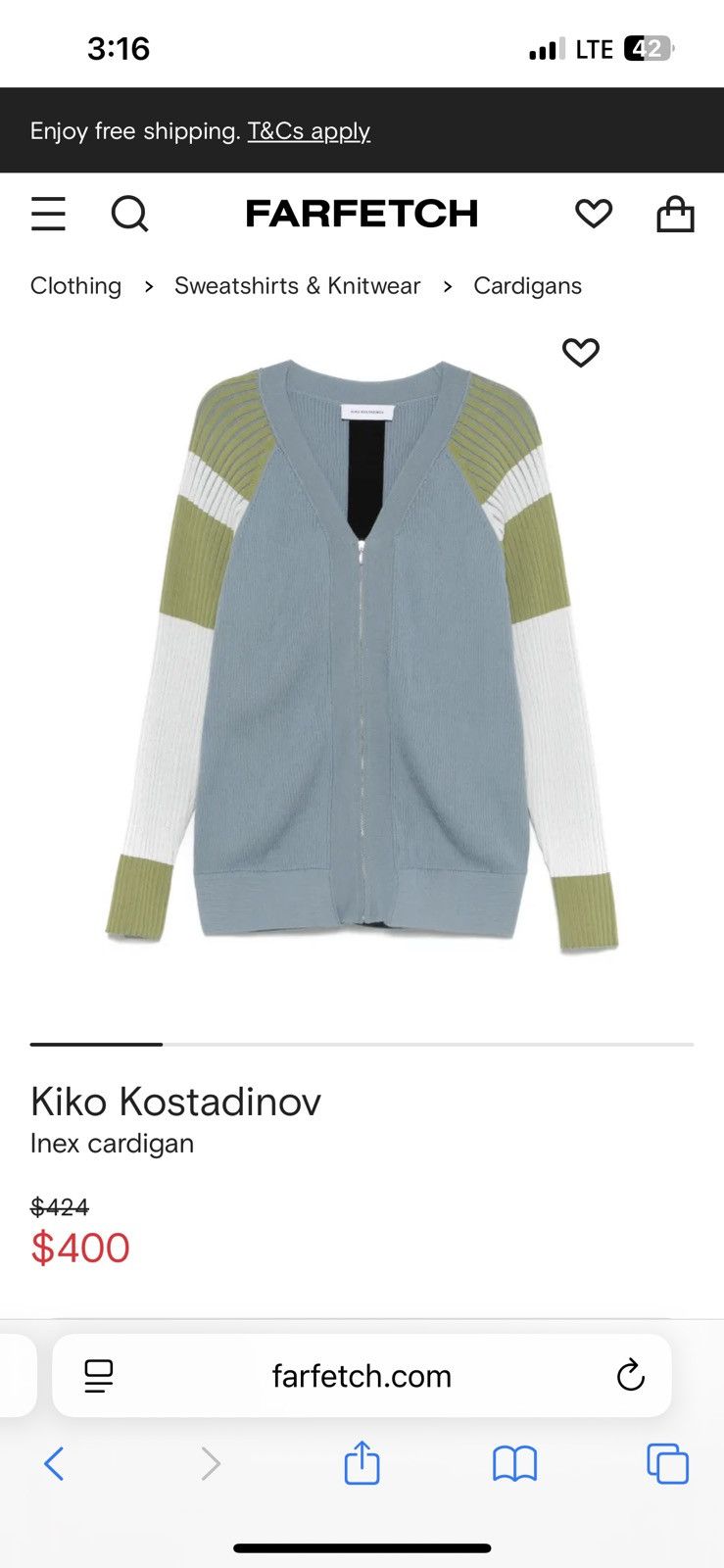 Kiko Kostadinov Kiko Kostandinov cardigan w/pockets Size US M / EU 48-50 / 2 - 3 Thumbnail