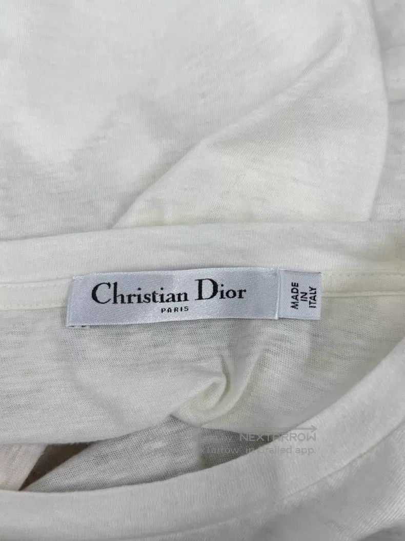 Dior Dior White love print short-sleeved T-shirt Size S / US 4 / IT 40 - 4 Thumbnail