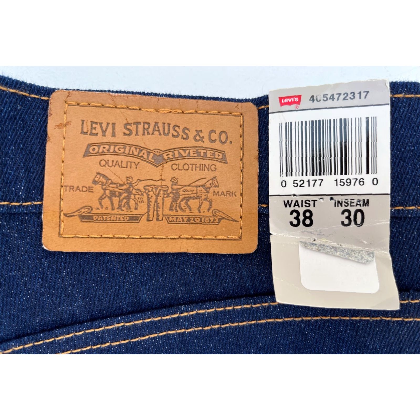 Levi's VINTAGE Levi's Signature Action Jeans J.Curve Design Made in USA 38x30 Mens Jeans Blue 5-Pocket USA 90s Theme Levi Strauss NWT Size US 38 / EU 54 - 7 Thumbnail