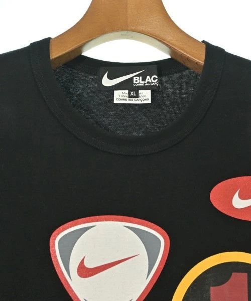 Comme des Garcons Black Short Sleeve Logo Printed Cotton Tshirt Size US XL / EU 56 / 4 - 4 Thumbnail