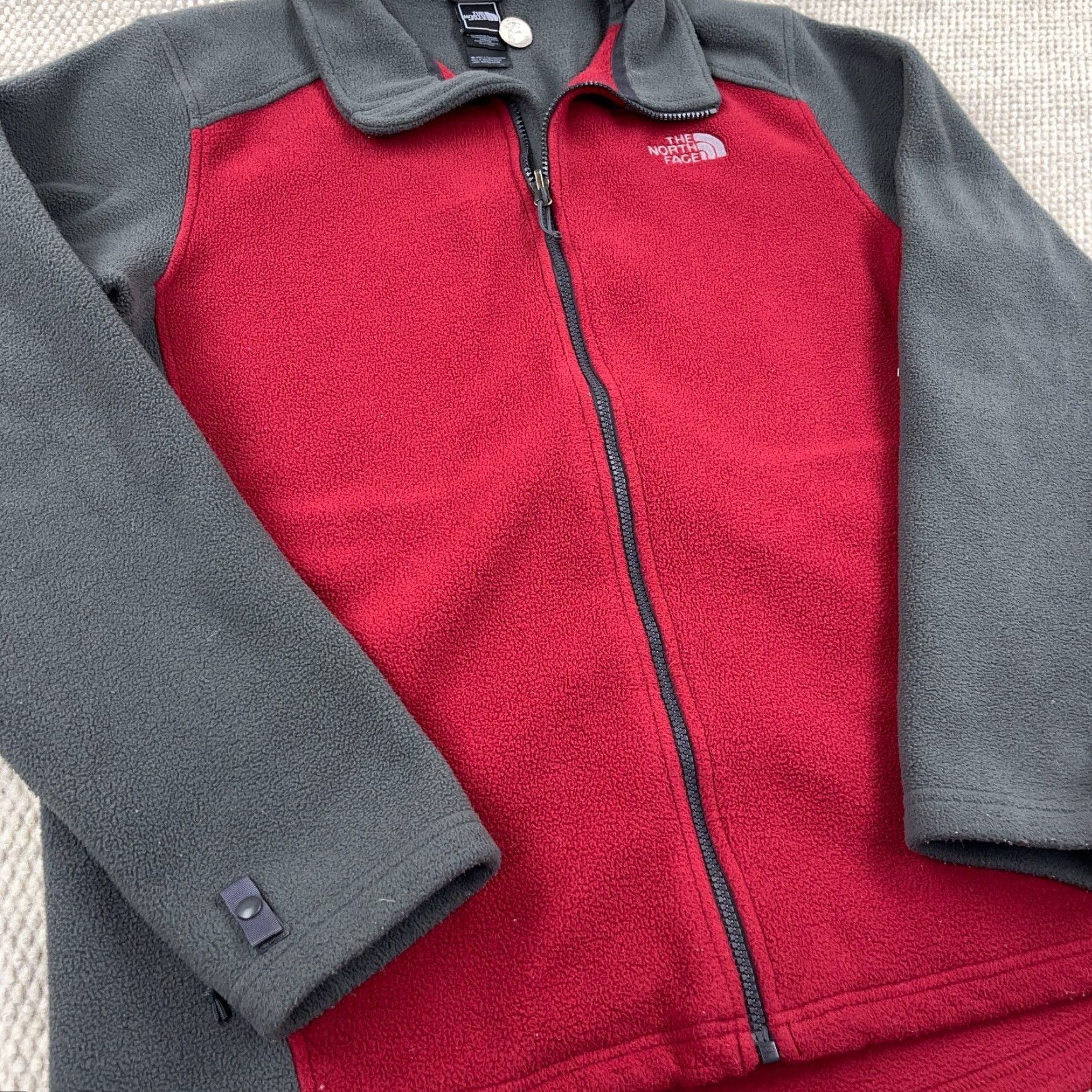 The North Face The North Face Jacket Men XL Red Gray Fleece Interchange Coat Layer Colorblock Adult Mens Size US XL / EU 56 / 4 - 2 Thumbnail