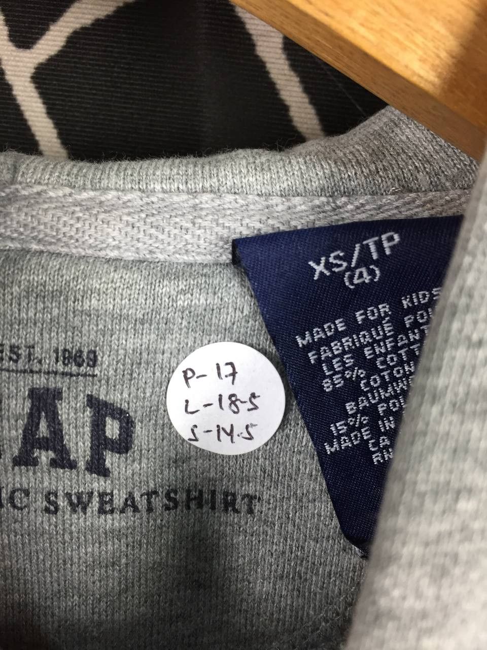 Gap GAP Kids Small Logo Full Zip Authentic Sweatshirt Size 4 Size US XXS / EU 40 - 17 Thumbnail