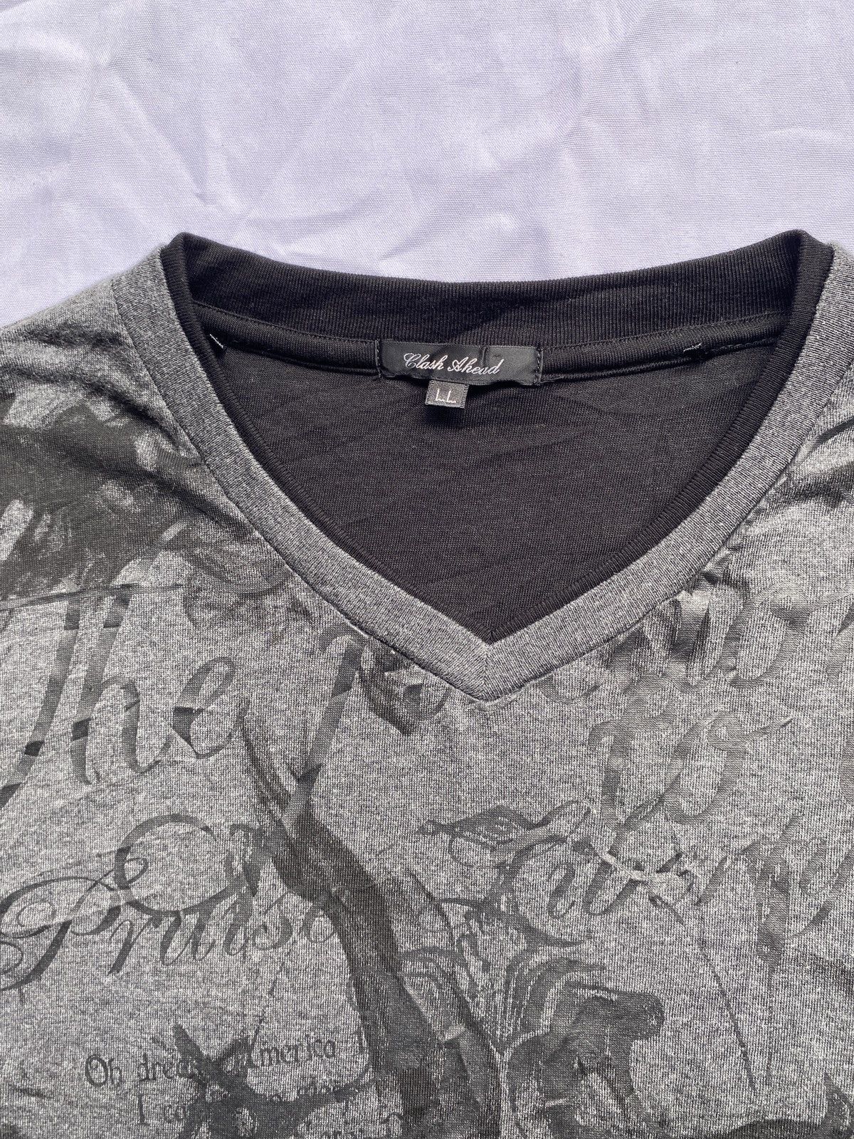20471120 × Beauty Beast × Hysteric Glamour Clash Ahead Smoke Abstrak grunge tee Size US L / EU 52-54 / 3 - 5 Thumbnail