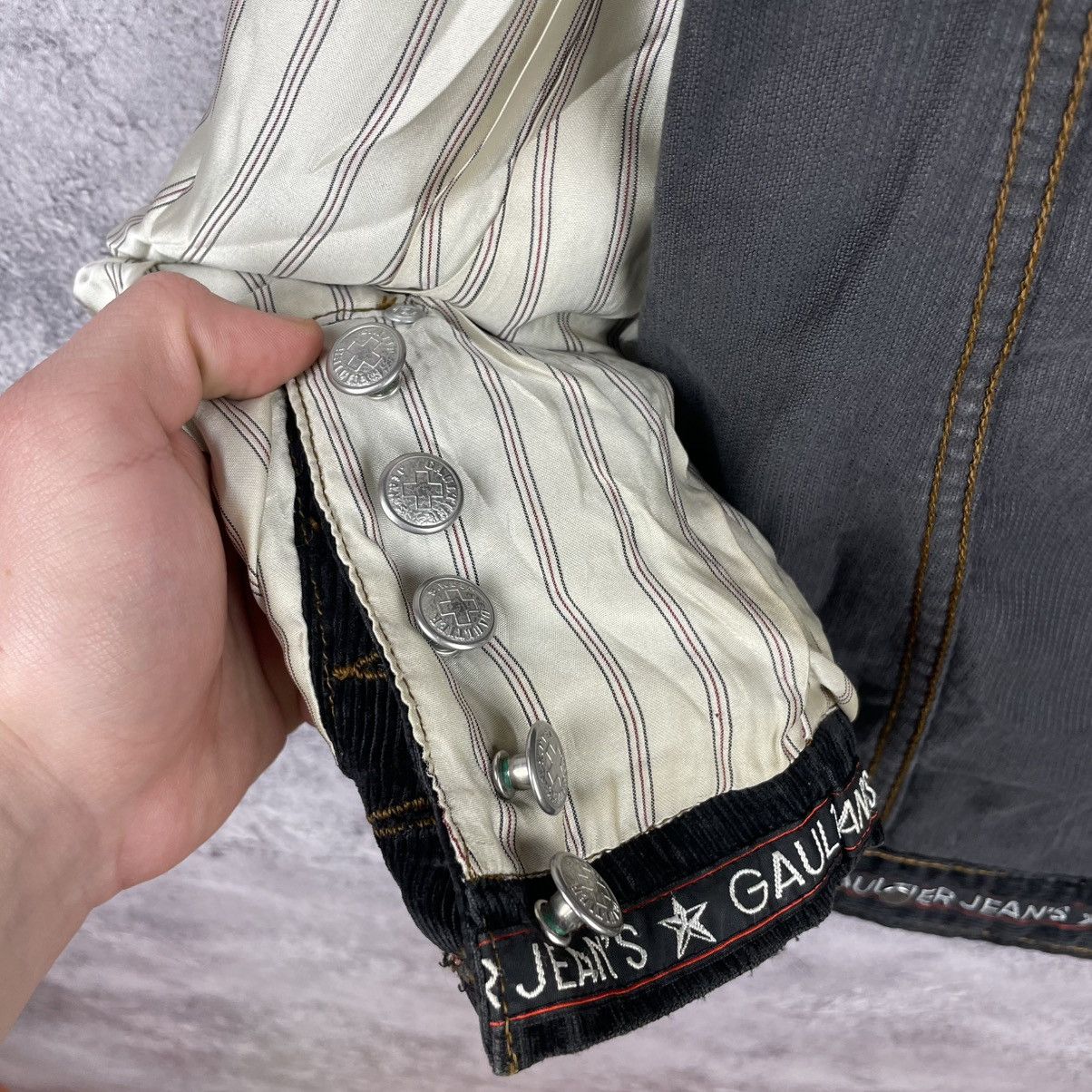 Jean Paul Gaultier Vintage Jean Paul Gaultier JPG Velvet Reversible Jacket Size S / US 4 / IT 40 - 25 Thumbnail