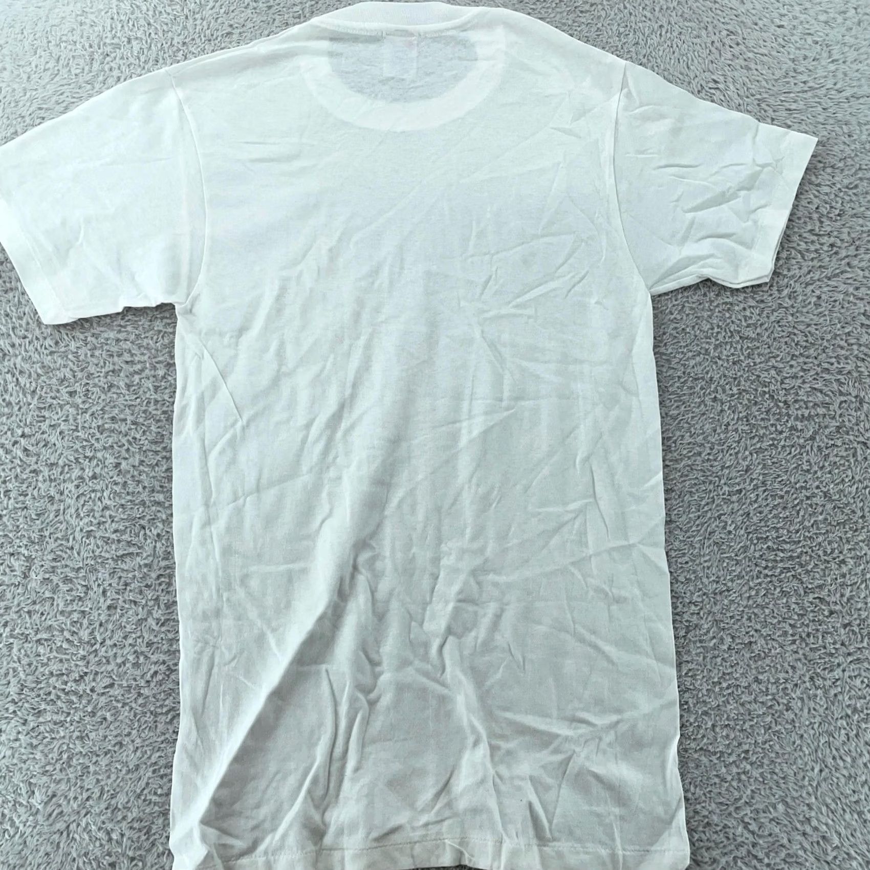 Hanes VINTAGE Hanes Blank White T-Shirt Mens S Crewneck Short Sleeve Cotton Basic Size US S / EU 44-46 / 1 - 4 Thumbnail