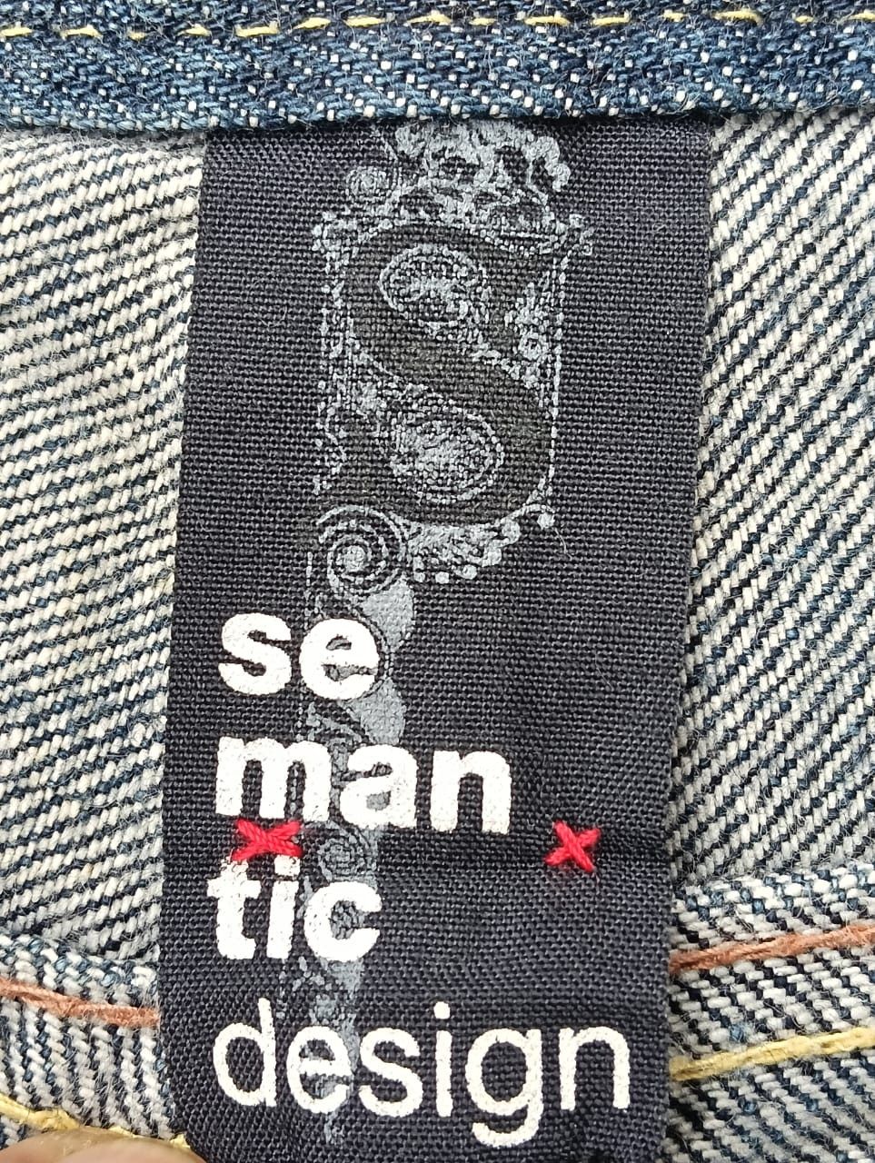 semanticdesign 🔥 Flare Semantic Design jeans with painted Graffiti.🔥 Size US 30 / EU 46 - 4 Thumbnail