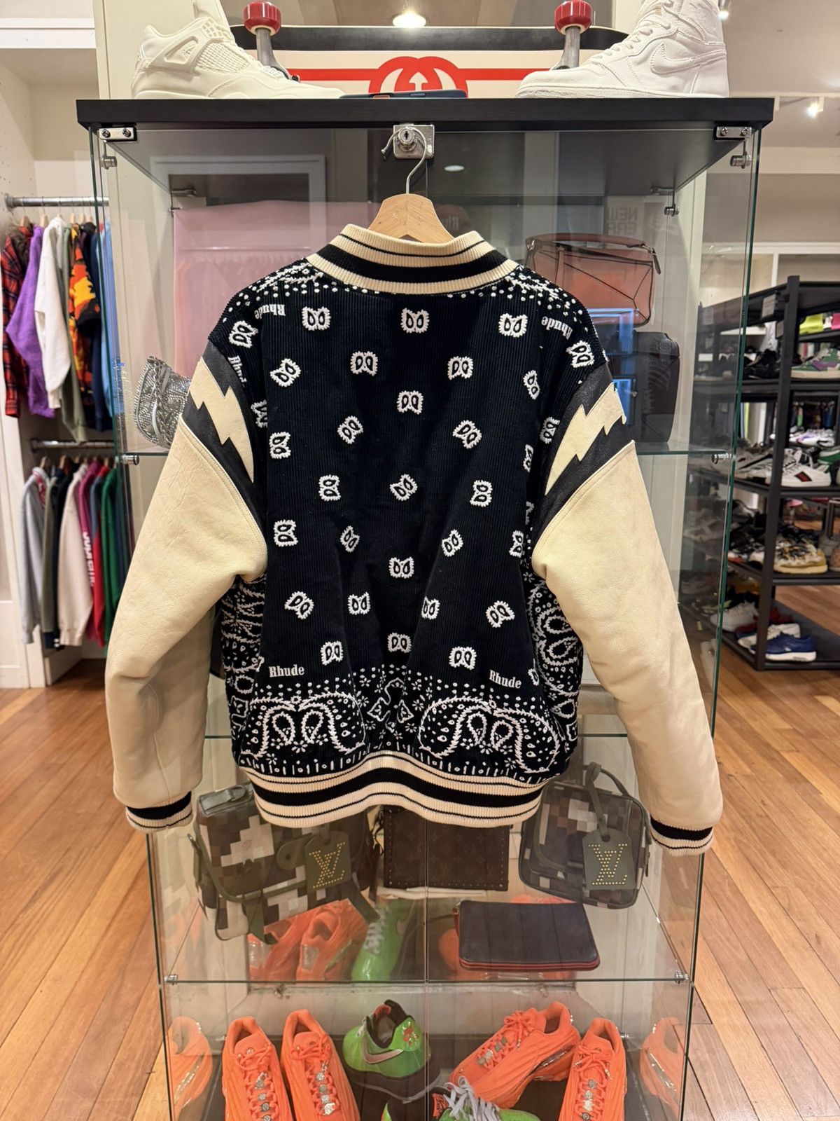 Rhude Rhude Paisley Corduroy Varsity Jacket Size US XL / EU 56 / 4 - 2 Thumbnail