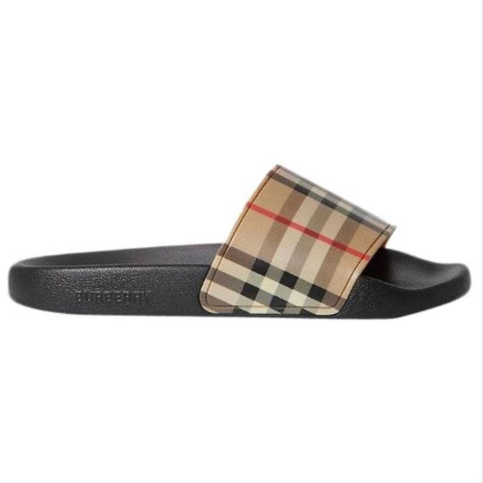 Burberry Check rubber slides sandals Size US 9 / IT 39 - 1 Thumbnail