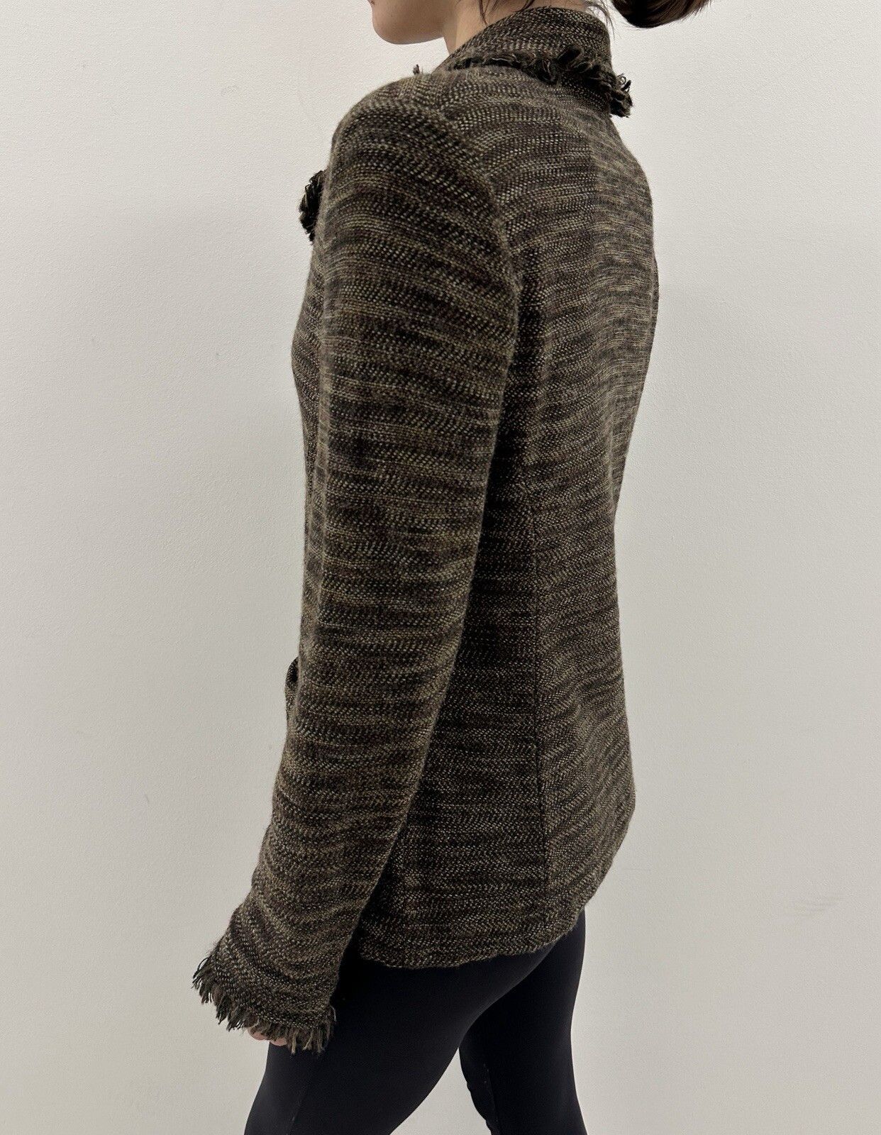 St. John Collection Blazer Knit Jacket made in USA Pocket