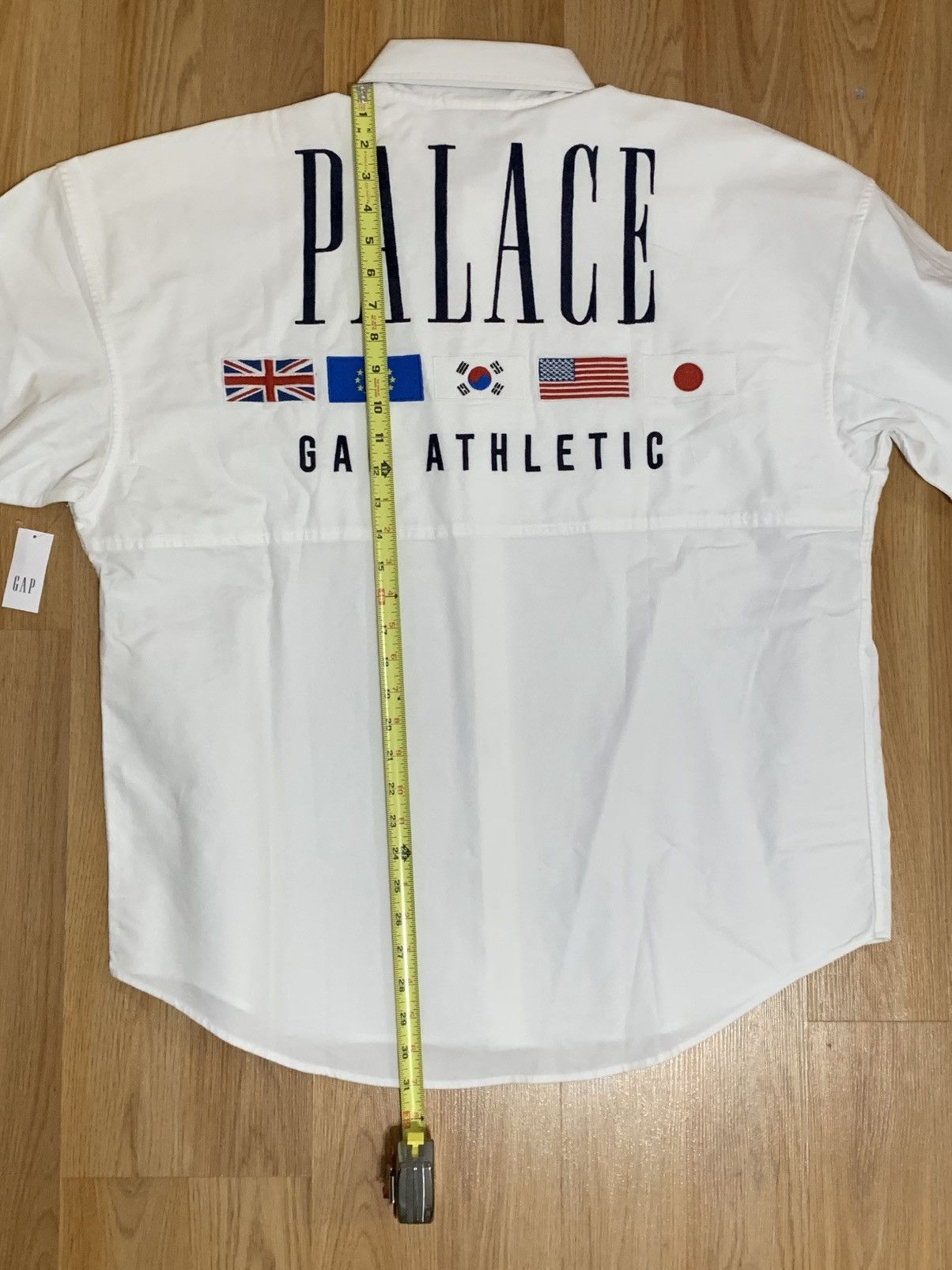 Gap × Palace Sz M- Palace x Gap Drop Shoulder Oxford Shirt SS24 