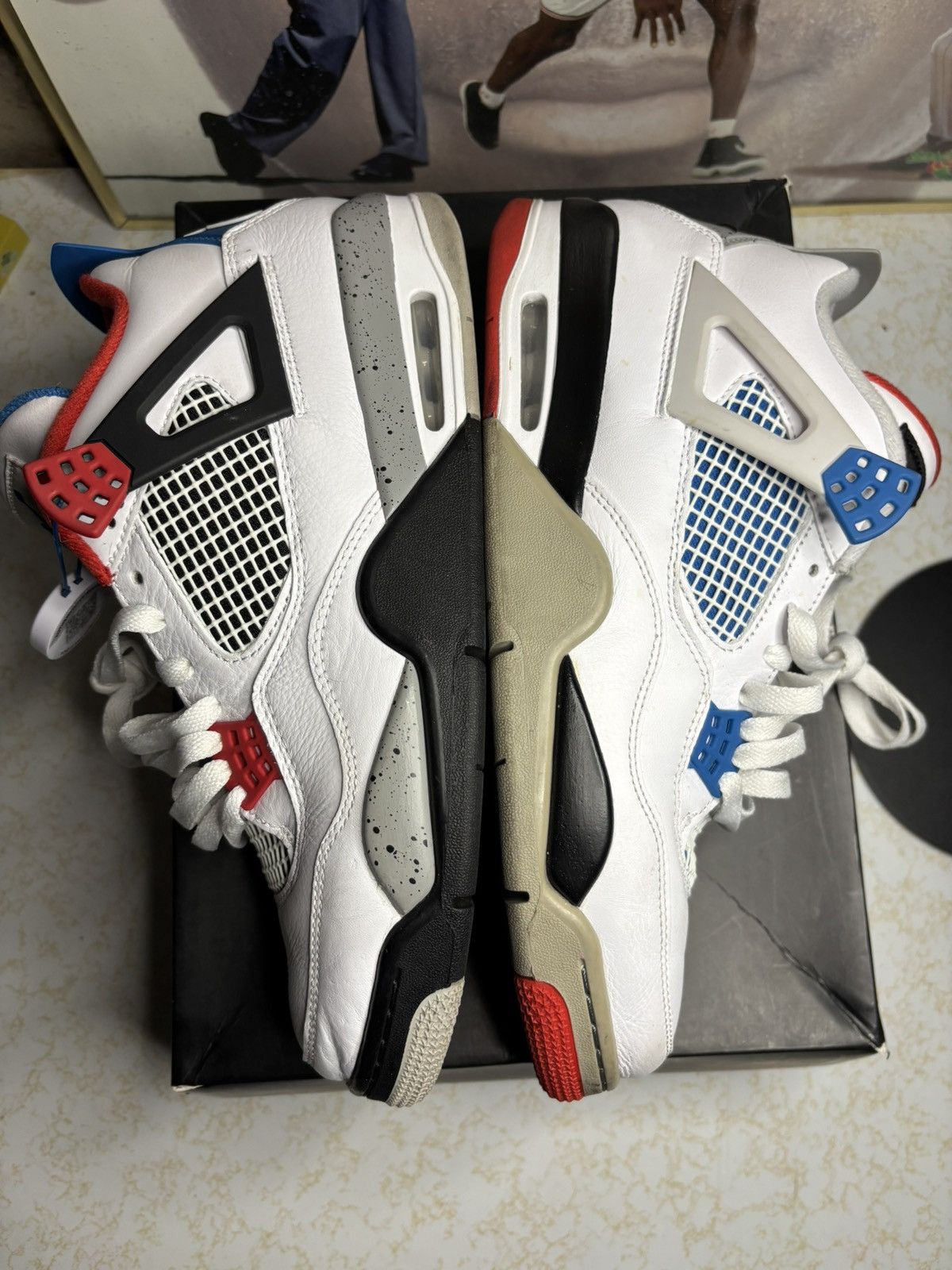 Jordan Brand Jordan Retro 4 ‘what the’ Size US 11.5 / EU 44-45 - 4 Thumbnail