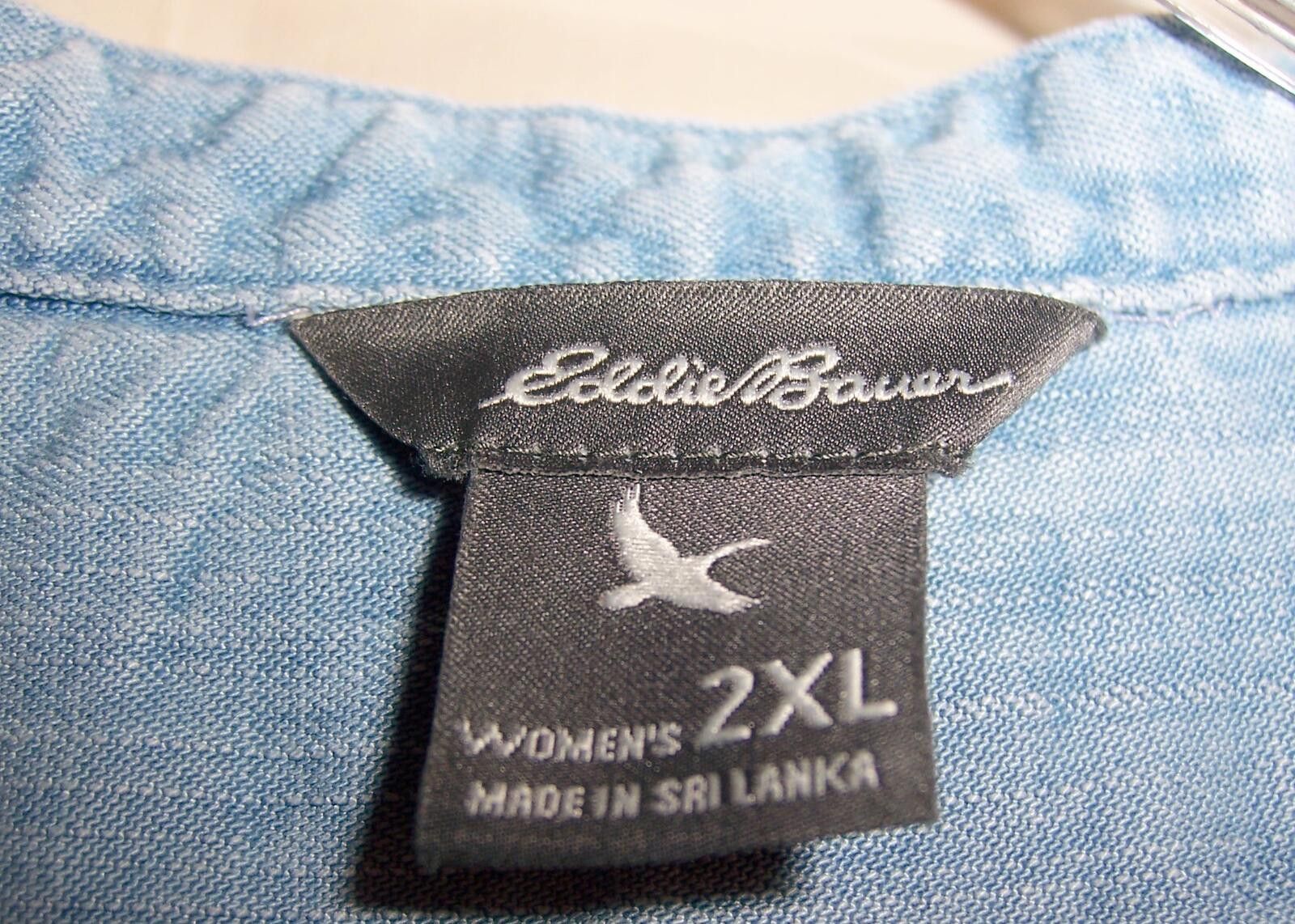 Eddie Bauer Eddie Bauer Tranquil Tencel Denim Women's Popover Tunic 2X Size XXL / US 16-18 / IT 52-54 - 3 Thumbnail