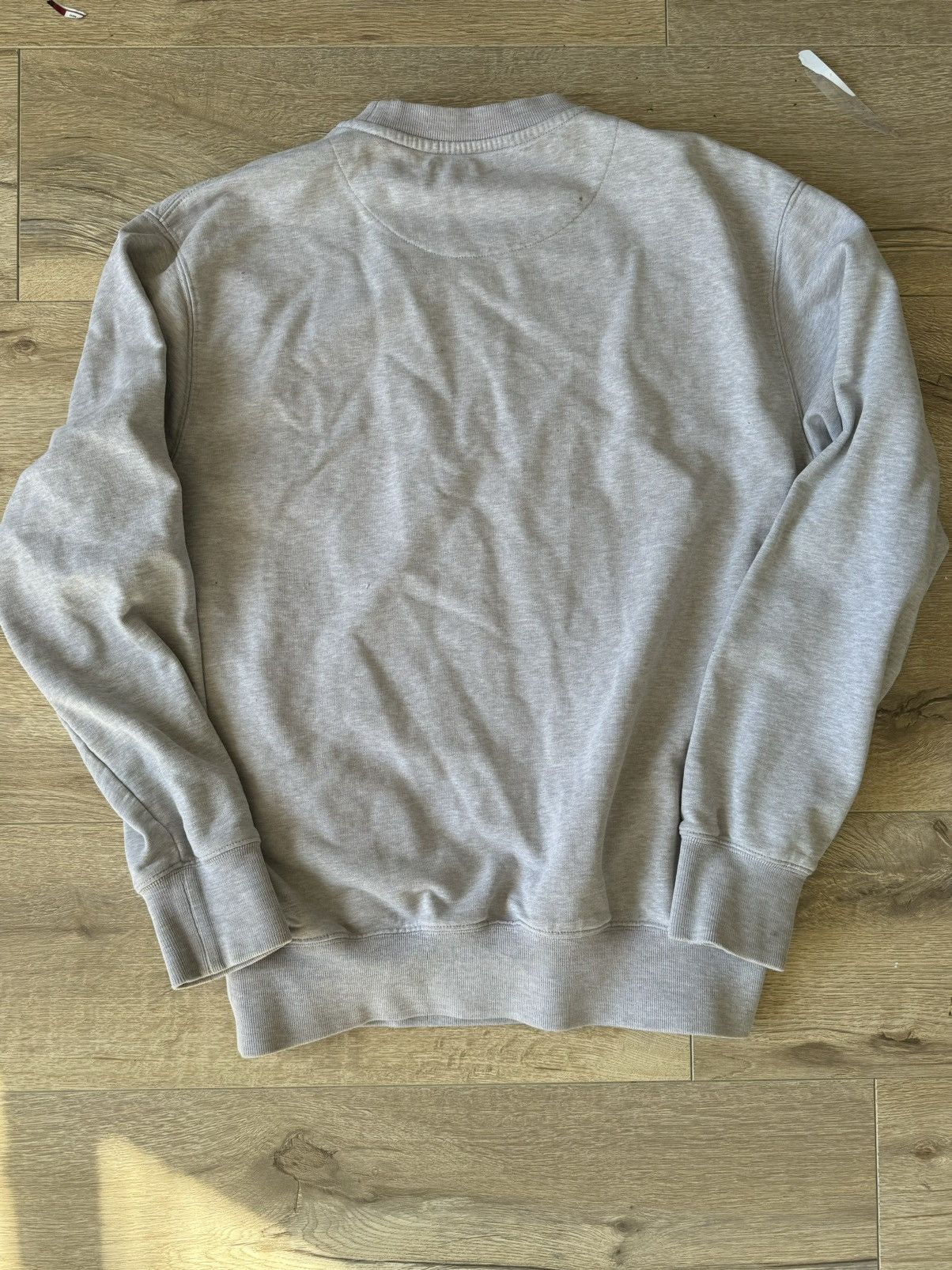 Palace Palace Grey Crewneck with Orange Logo (Size M) Size US M / EU 48-50 / 2 - 3 Thumbnail