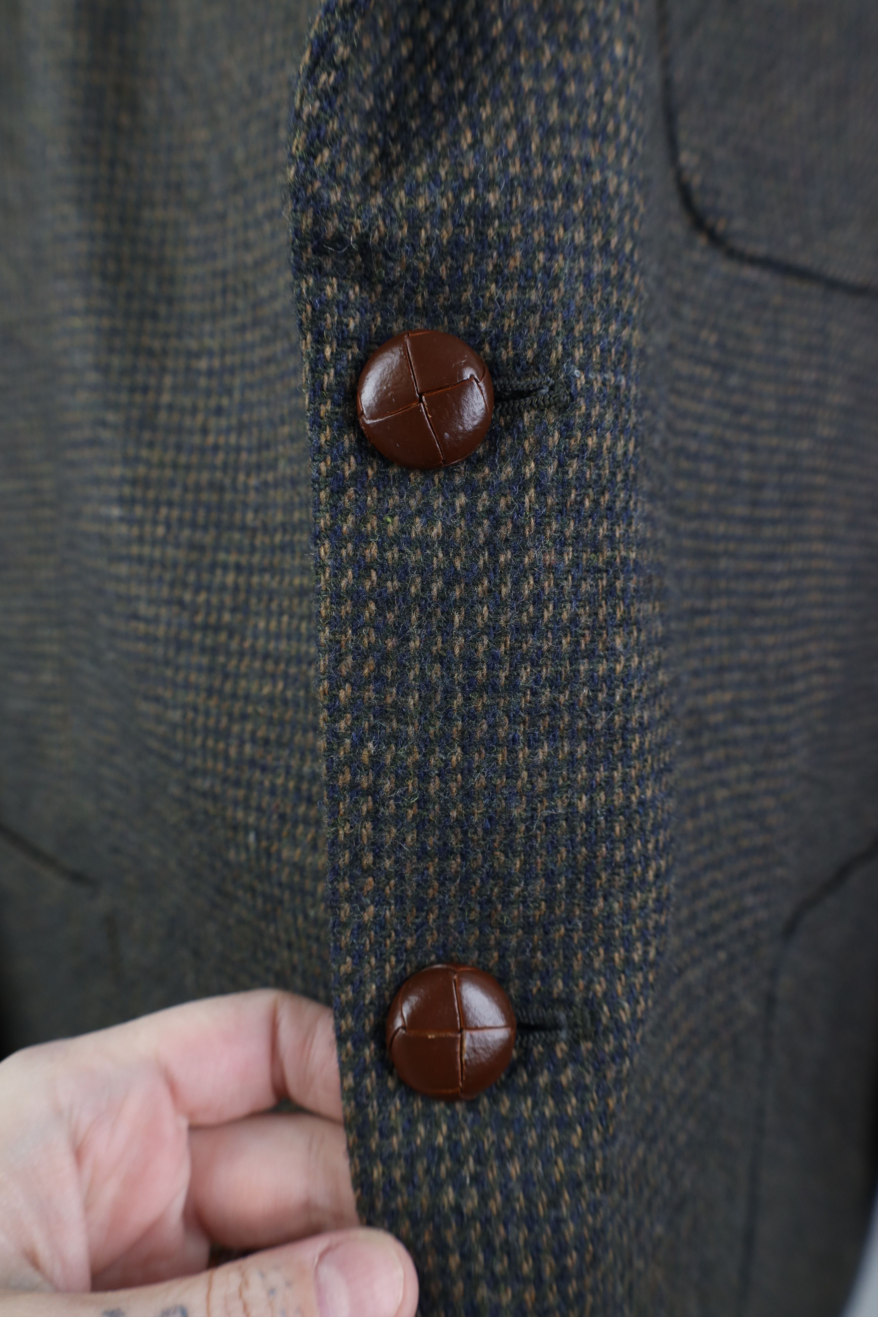 Vintage Vintage 70s Streetwear Elbow Patch Suit Coat Blazer Jacket Size US XXL / EU 58 / 5 - 8 Thumbnail