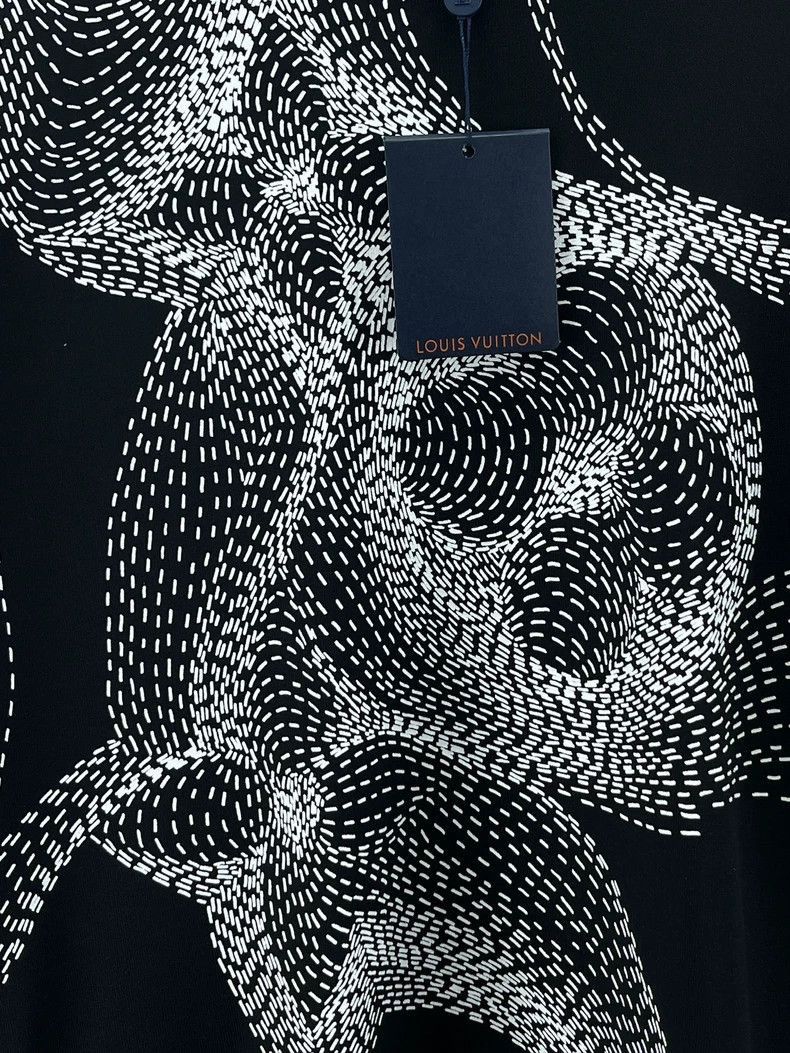 Louis Vuitton Louis Vuitton Black Sweatshirt with Pattern -2505 Size US S / EU 44-46 / 1 - 4 Thumbnail