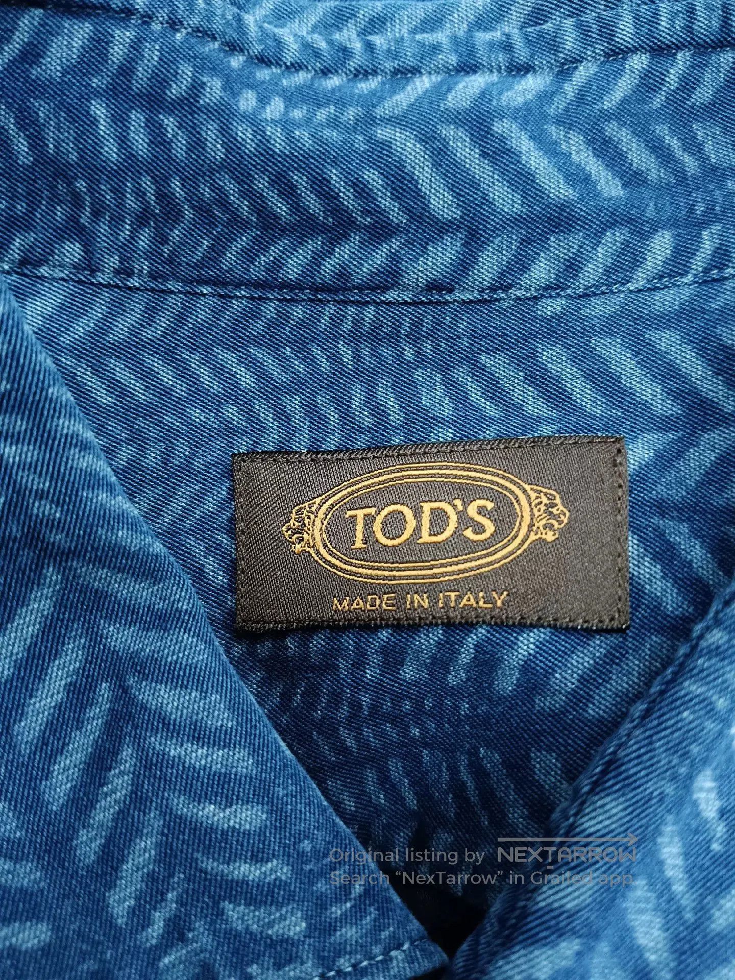 Tod's tod's artistic pattern long sleeve shirt. Size US L / EU 52-54 / 3 - 3 Thumbnail