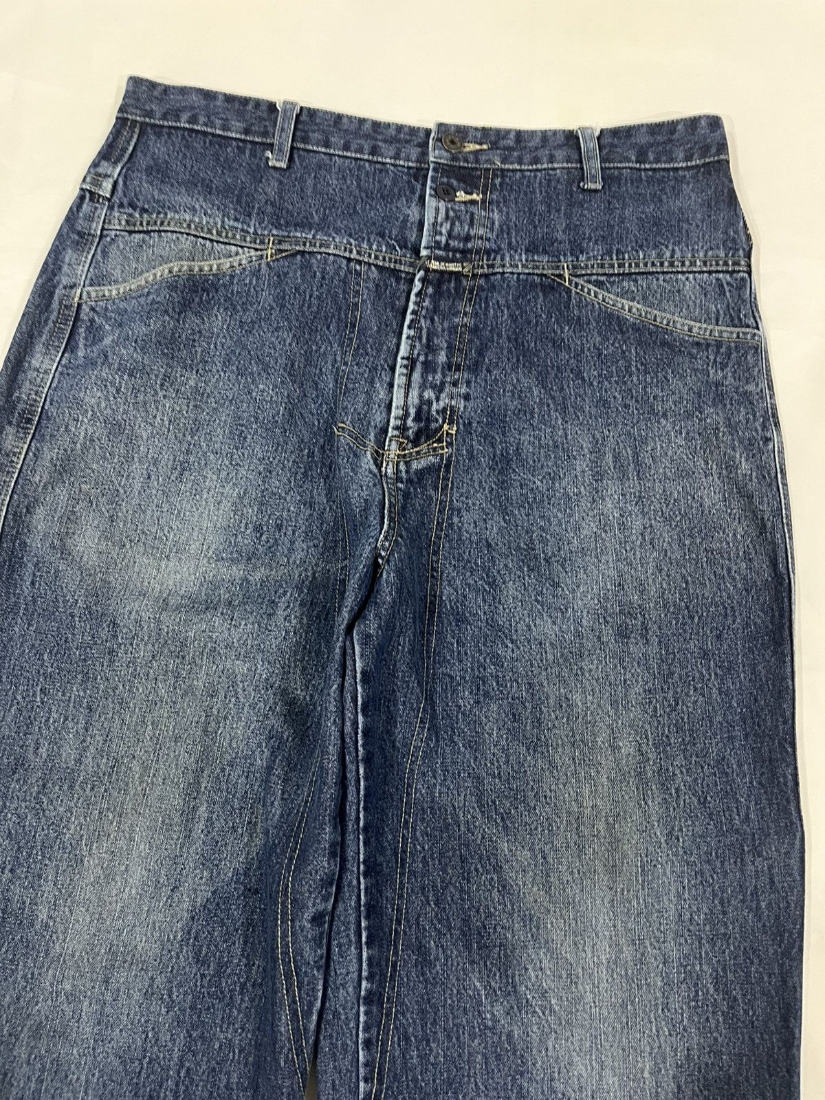 Designer × Marithe + Francois Girbaud × Vintage Marithe & Francois Girboud Workwear Carpenter Jeans Size US 34 / EU 50 - 7 Thumbnail