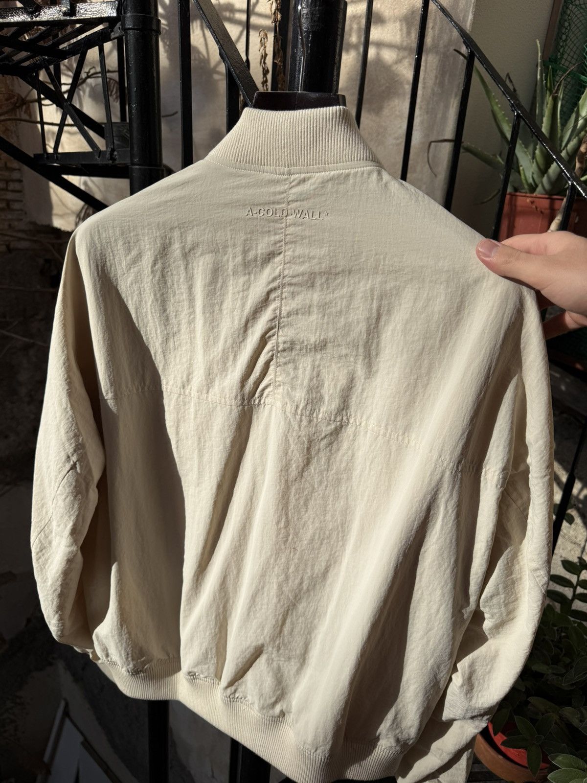 A-COLD-WALL* A-COLD-WALL* Beige Imprint Bomber Jacket Size US L / EU 52-54 / 3 - 5 Thumbnail