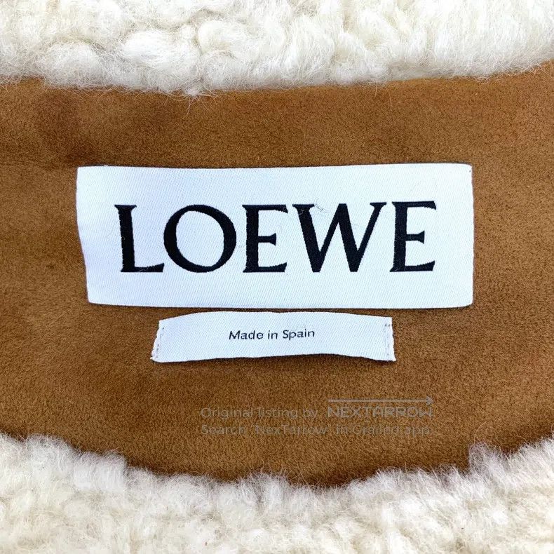 Loewe Loewe Dark brown lamb leather collar single-breasted long- Size US S / EU 44-46 / 1 - 5 Thumbnail