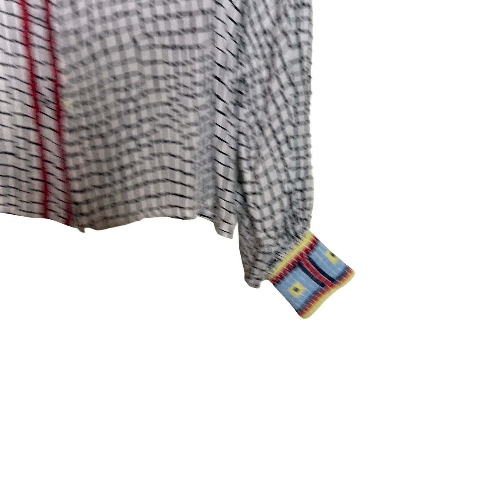 Other MII Aux Cyclades Collection 100% silk Mosaik Blouse sz XS Size XS / US 0-2 / IT 36-38 - 6 Thumbnail