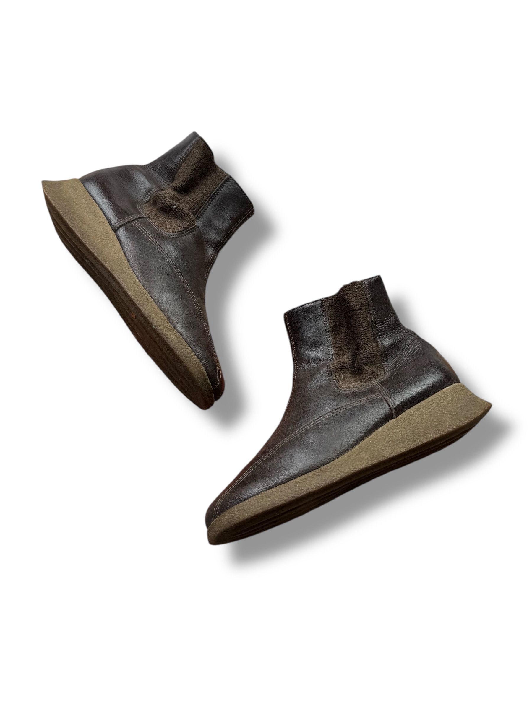 Vintage Y2K Leather Boots (V50) Size US 8 / IT 38 - 1 Thumbnail