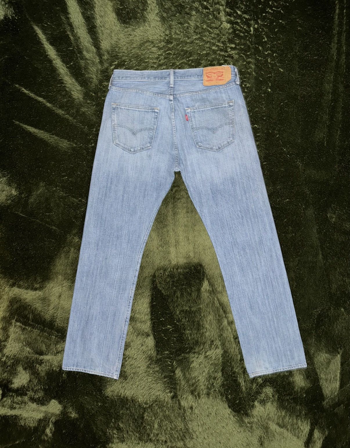 Levi's [W33/L32] Levi’s 501 Stone Wash Denim Pants Light Indigo Size US 33 - 7 Thumbnail