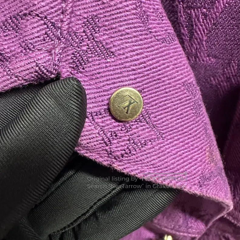 Louis Vuitton Louis Vuitton purple denim jacket Size US M / EU 48-50 / 2 - 5 Thumbnail