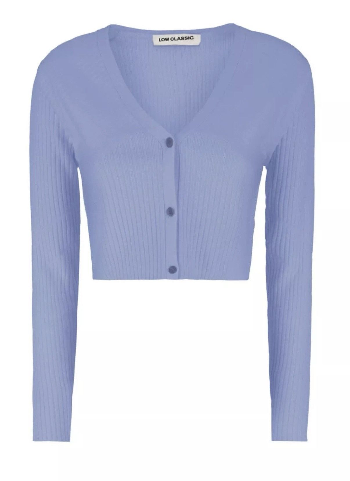 LOW CLASSIC Ribbed Knit Cardigan Size S / US 4 / IT 40 - 10 Thumbnail