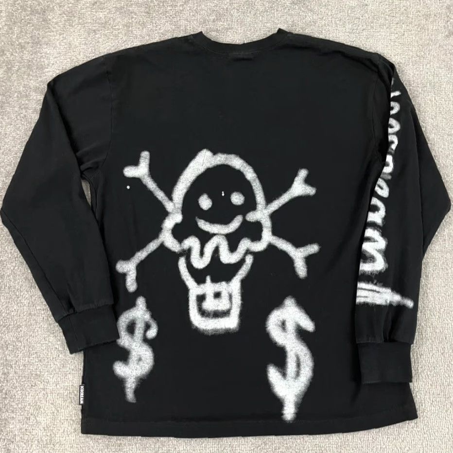 Vintage VINTAGE Billionaire Boys Club BBC Icecream Graphic T-Shirt Men Medium Black Spray Paint Logo 2010s Size US M / EU 48-50 / 2 - 2 Thumbnail