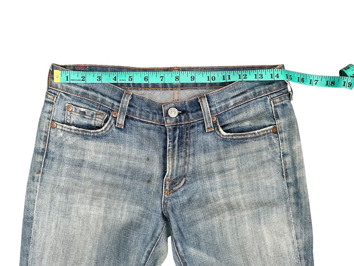 7 For All Mankind 7 For All Minkind Faded Washed Flare Jeans Size US 27 - 18 Thumbnail