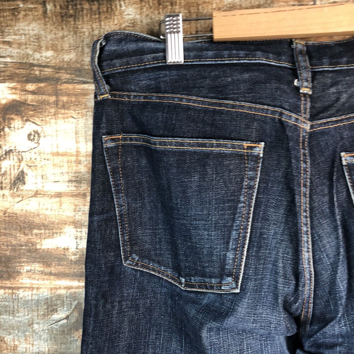 Japanese Brand Uniqlo Blue vintage Denim Pants #A1412 Size US 34 / EU 50 - 17 Thumbnail